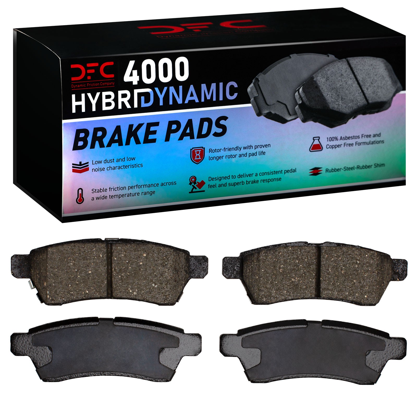 DYN 4000-1100-00 DFC 4000 HybriDynamic Brake Pads - Image 2