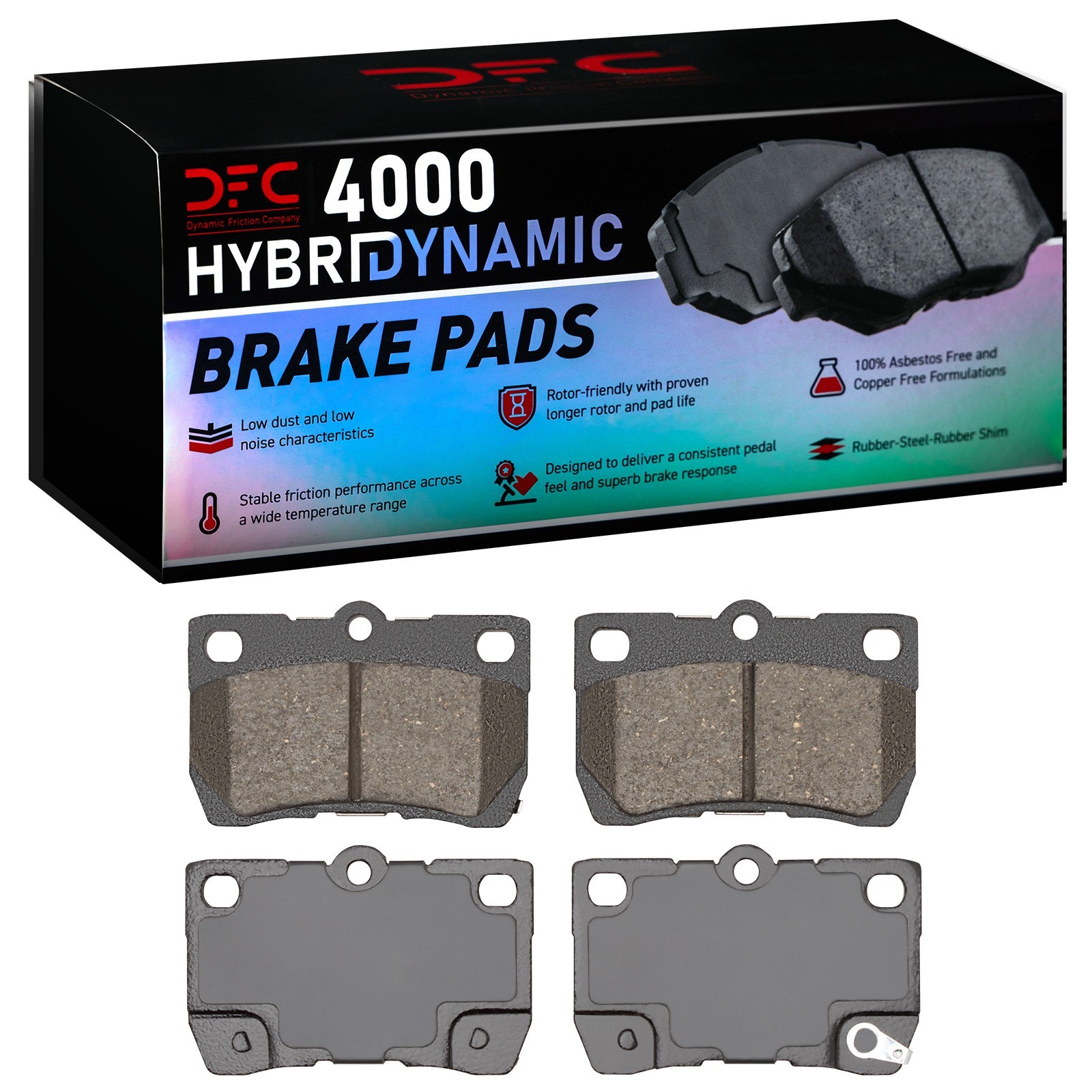 DYN 4000-1113-00 DFC 4000 HybriDynamic Brake Pads - Image 2