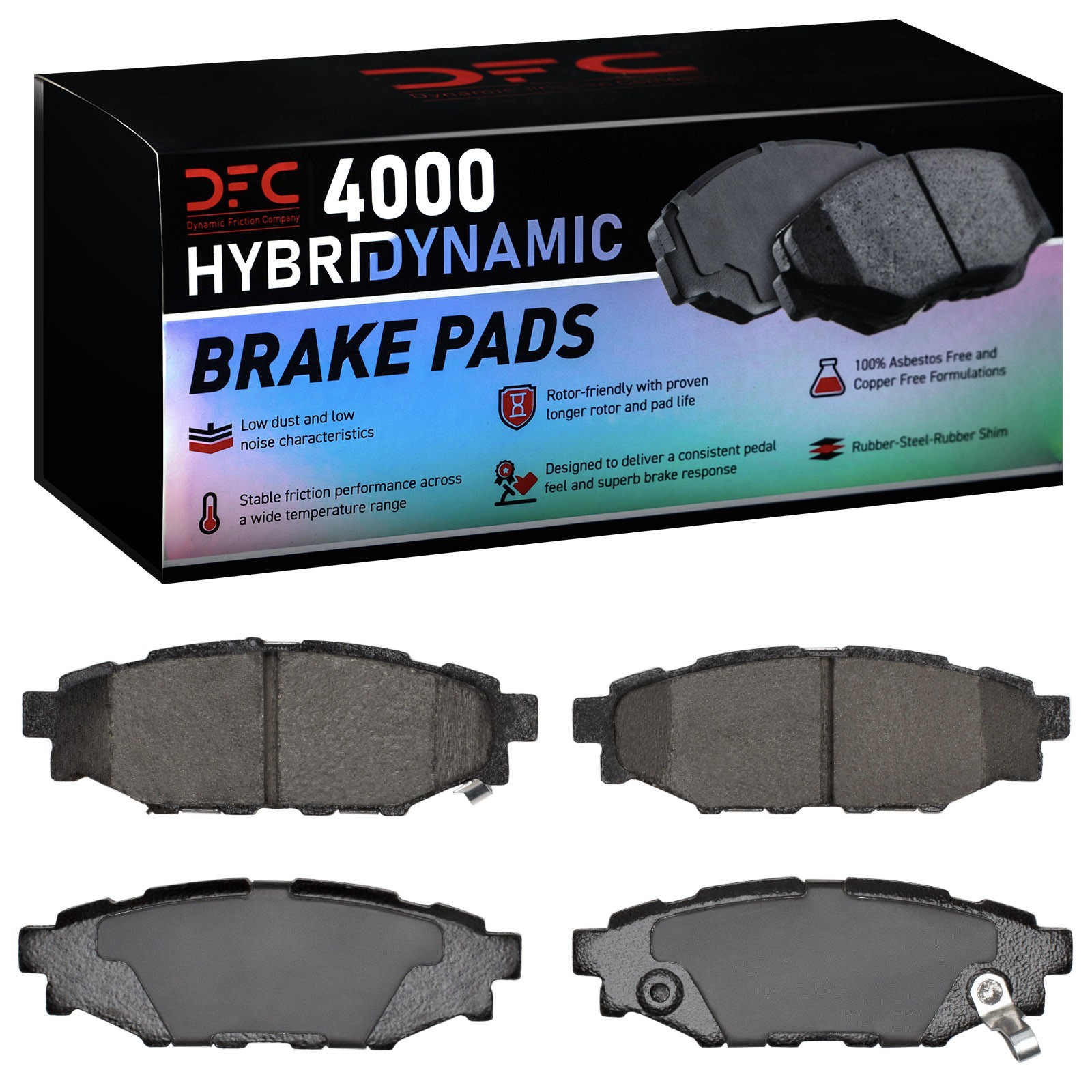 DYN 4000-1114-00 DFC 4000 HybriDynamic Brake Pads - Image 2