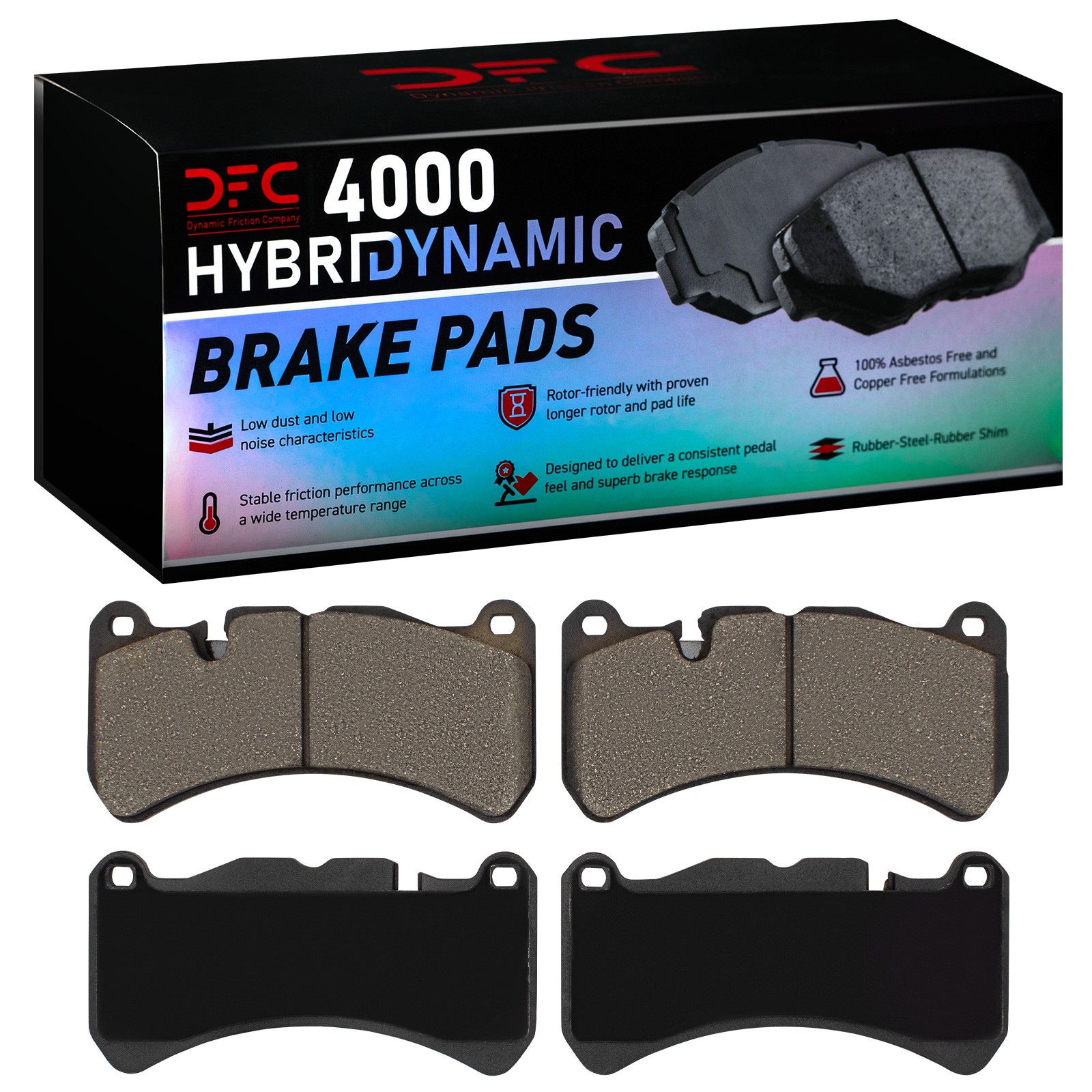 DYN 4000-1116-00 DFC 4000 HybriDynamic Brake Pads - Image 2