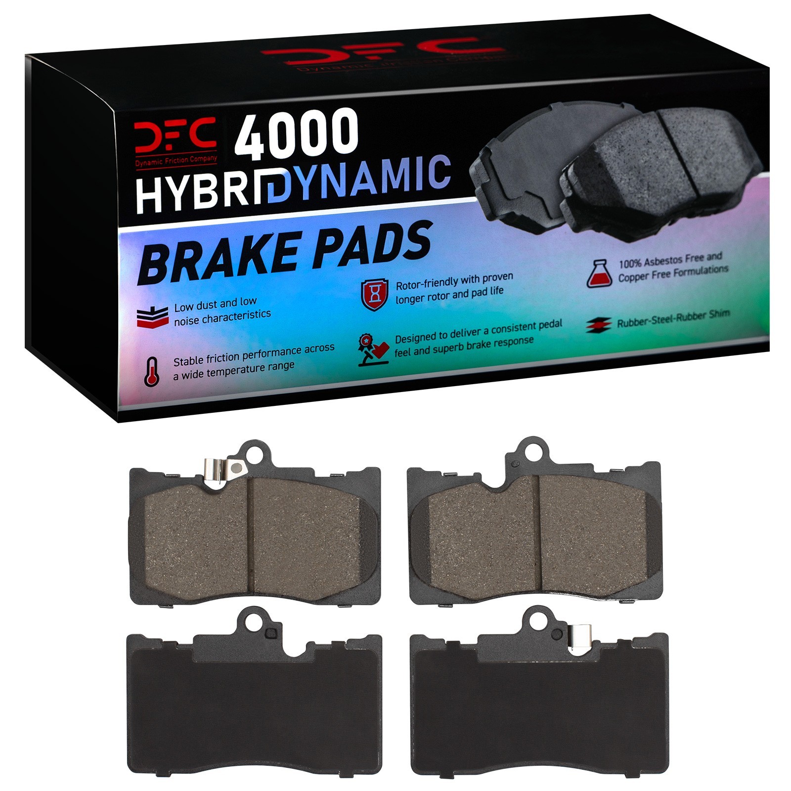 DYN 4000-1118-00 DFC 4000 HybriDynamic Brake Pads - Image 2