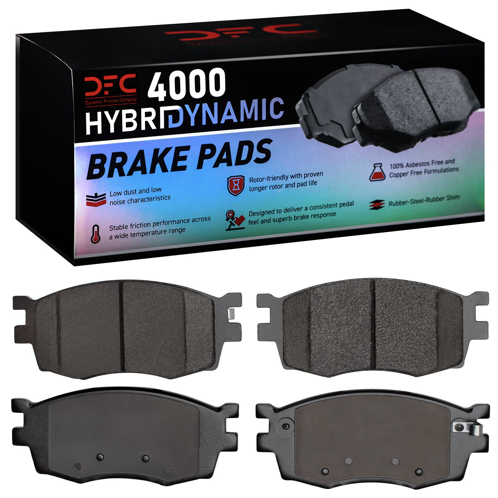 DYN 4000-1156-00 DFC 4000 HybriDynamic Brake Pads - Image 2