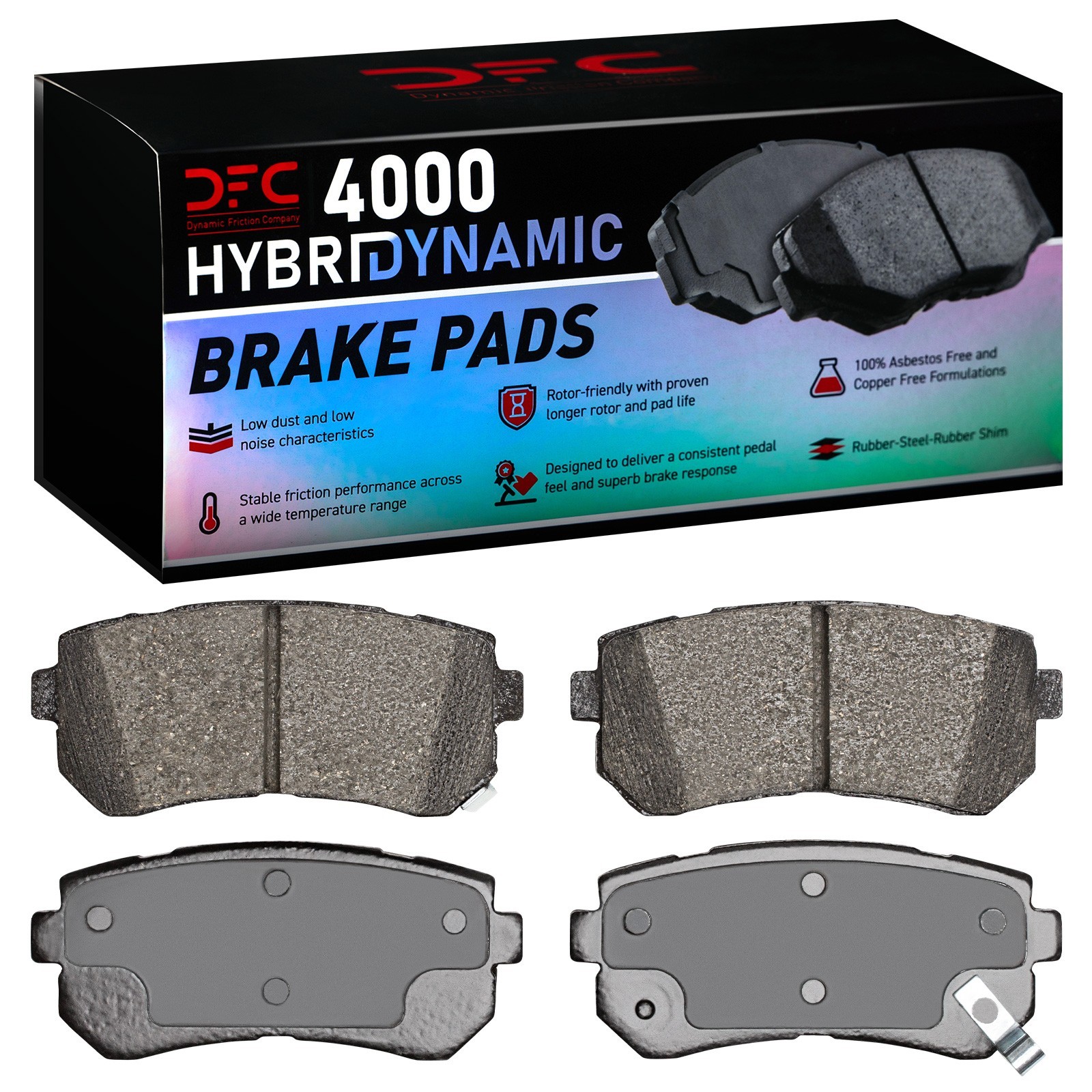DYN 4000-1157-00 DFC 4000 HybriDynamic Brake Pads - Image 2