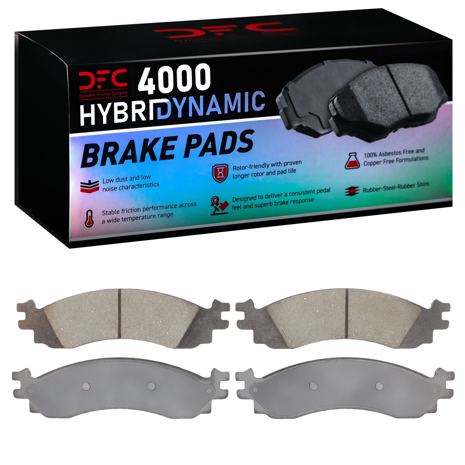 DYN 4000-1158-00 DFC 4000 HybriDynamic Brake Pads - Image 2
