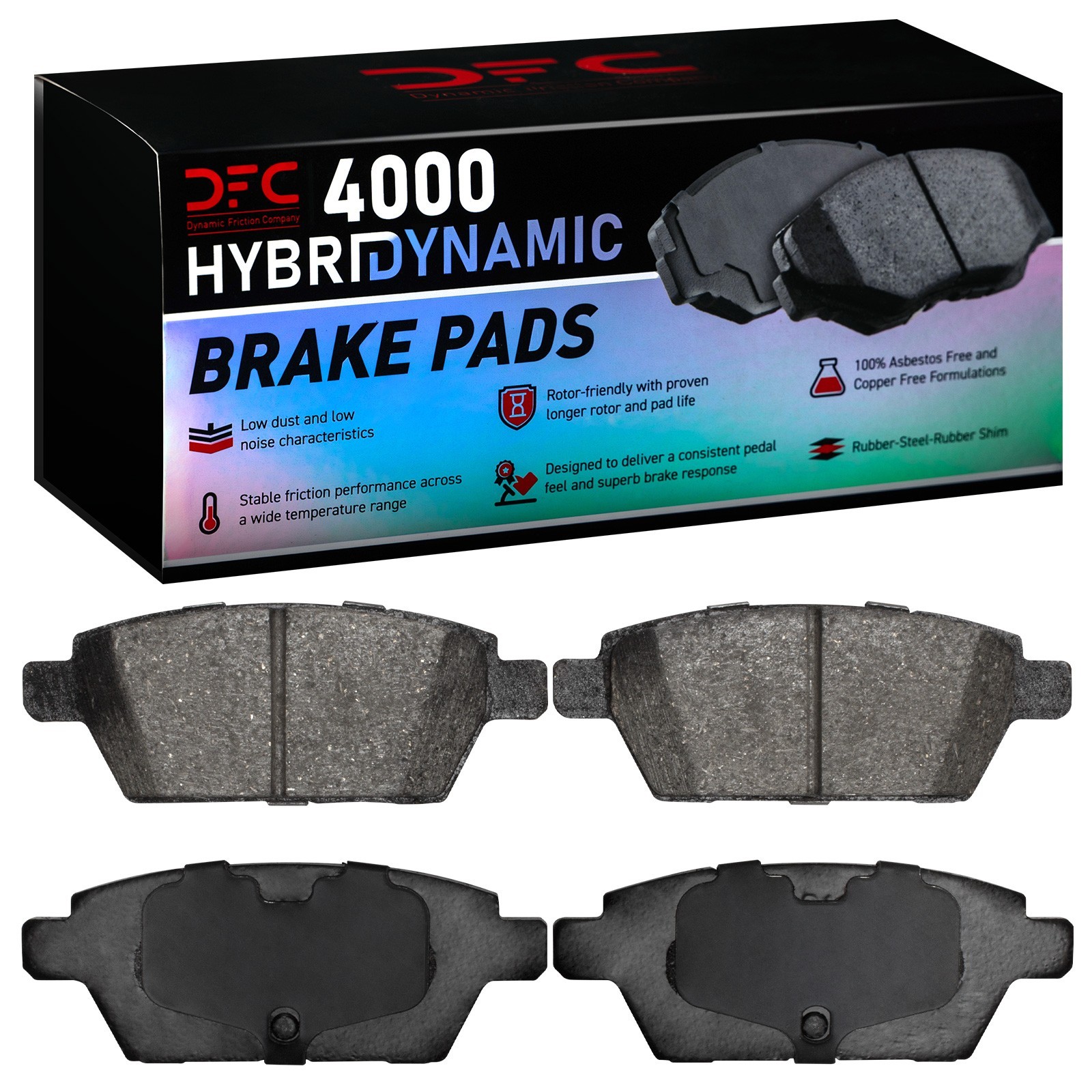DYN 4000-1161-00 DFC 4000 HybriDynamic Brake Pads - Image 2