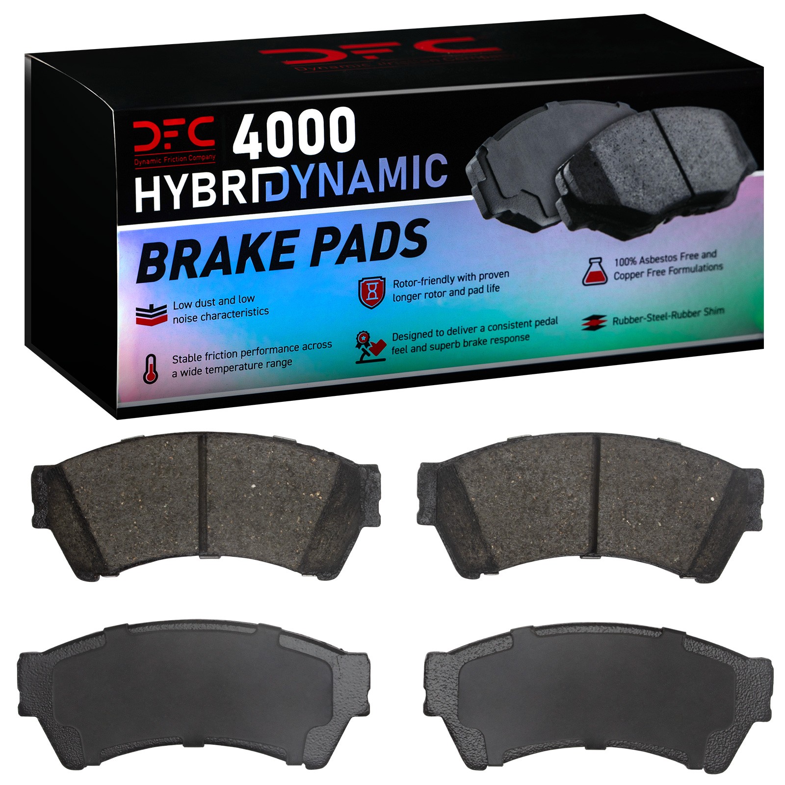 DYN 4000-1164-00 DFC 4000 HybriDynamic Brake Pads - Image 2