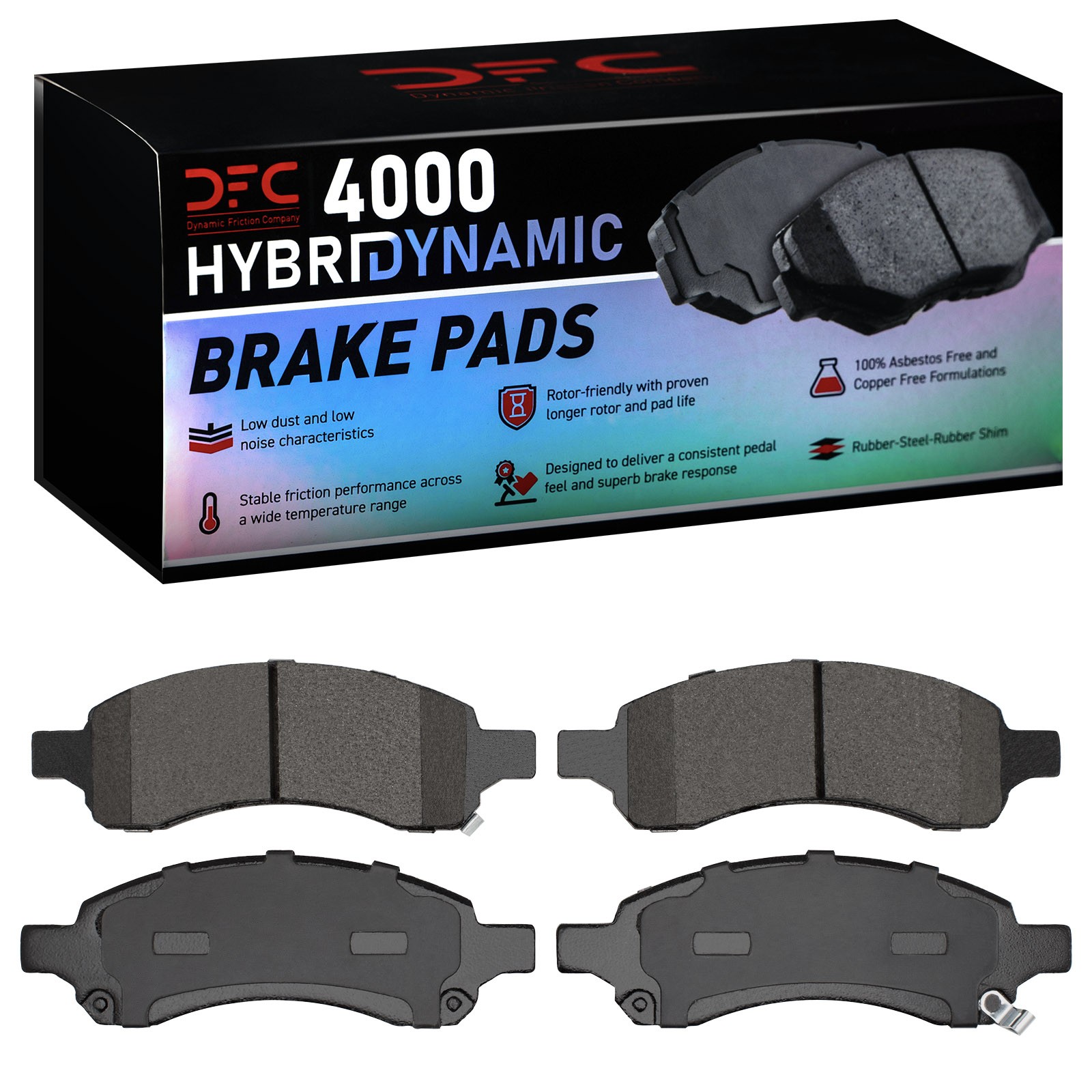 DYN 4000-1169-00 DFC 4000 HybriDynamic Brake Pads - Image 2