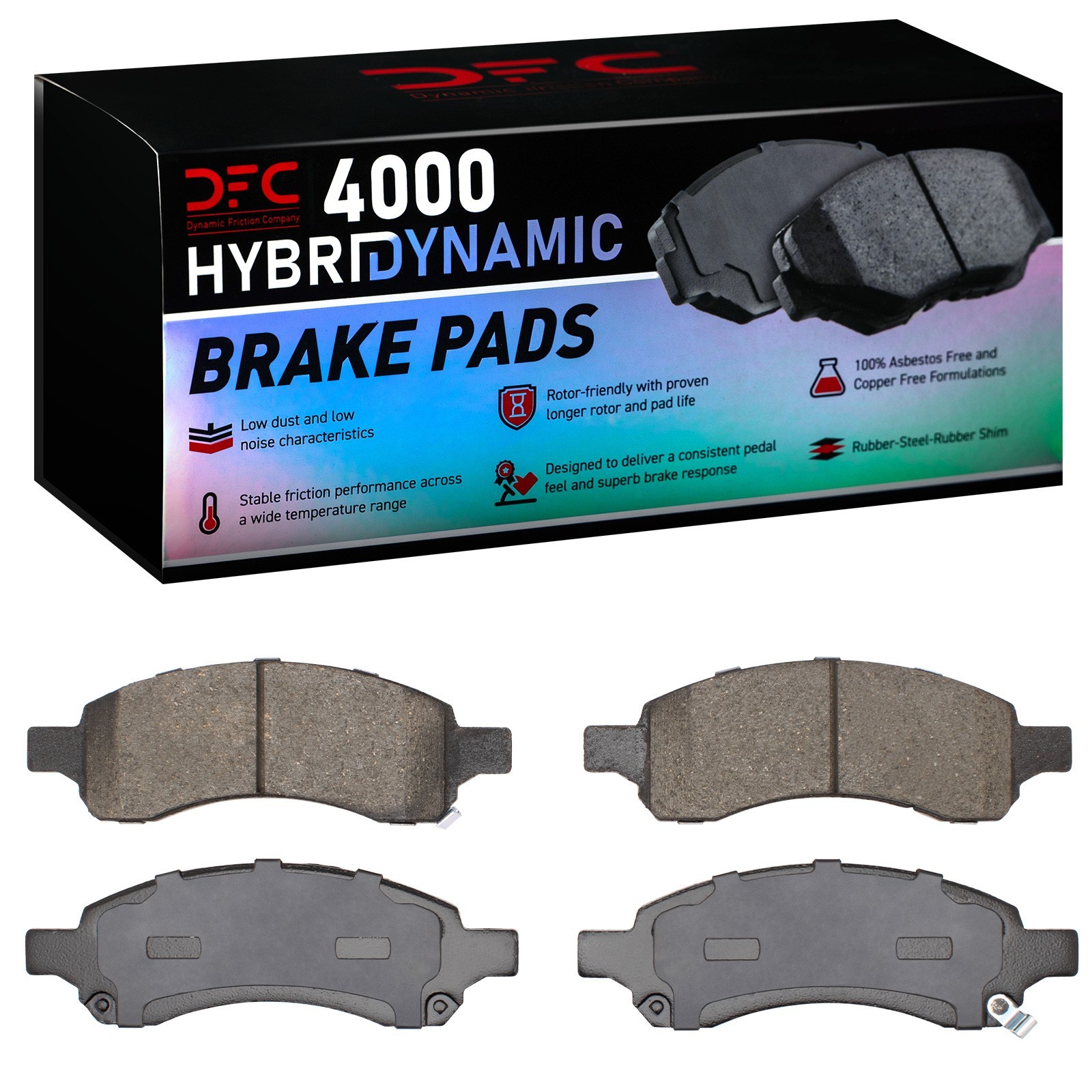 DYN 4000-1169-10 DFC 4000 HybriDynamic Brake Pads - Image 2