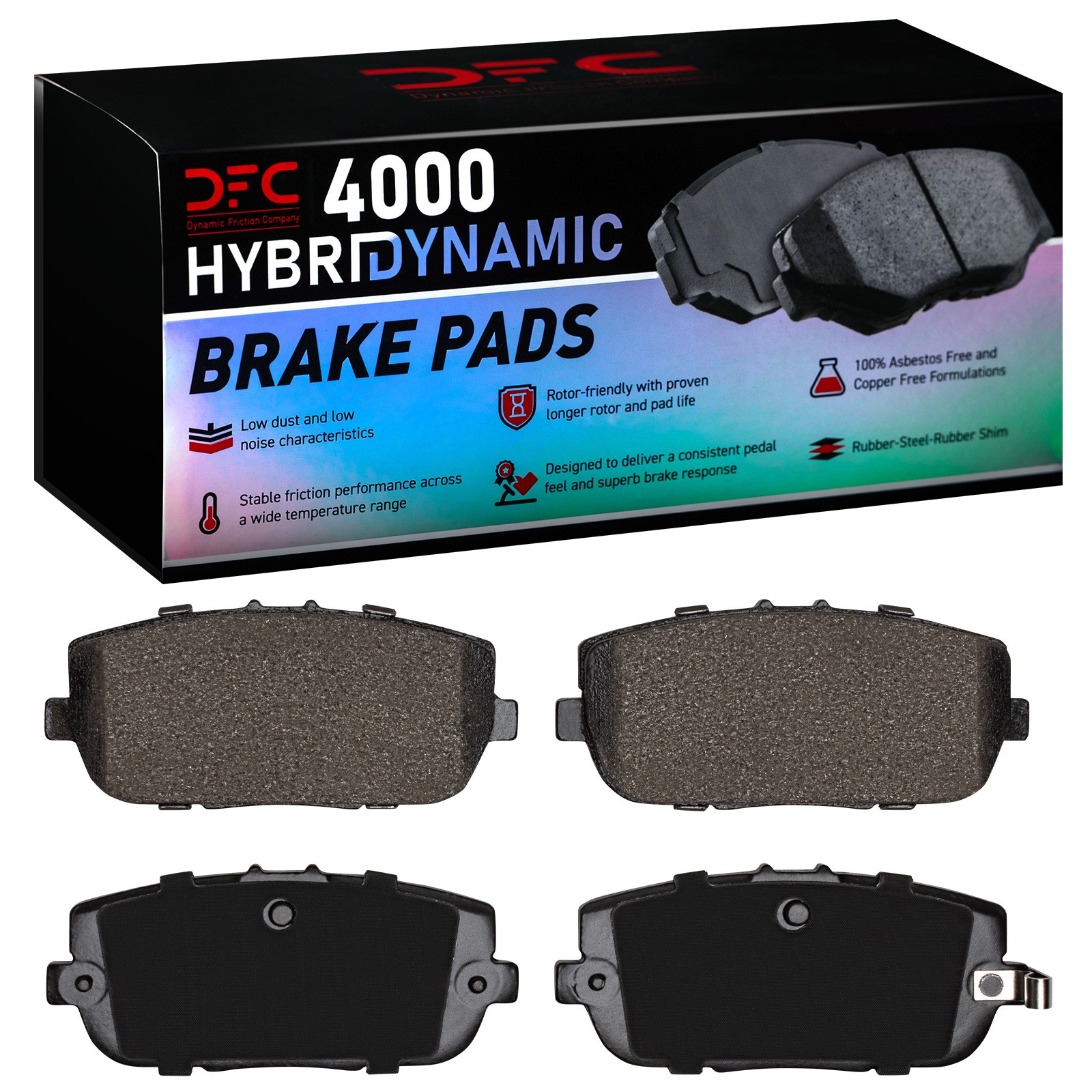 DYN 4000-1180-00 DFC 4000 HybriDynamic Brake Pads - Image 2