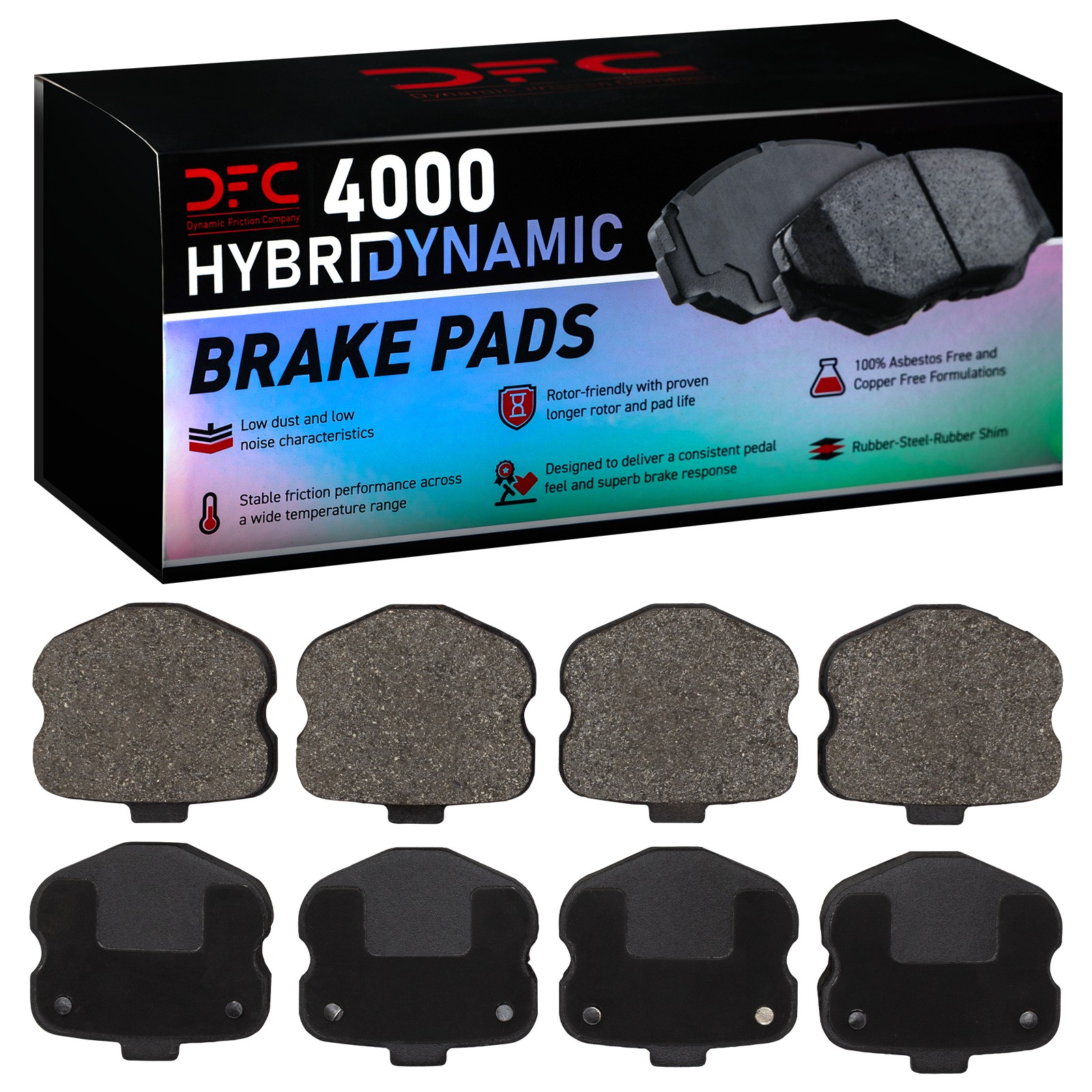 DYN 4000-1185-10 DFC 4000 HybriDynamic Brake Pads - Image 2
