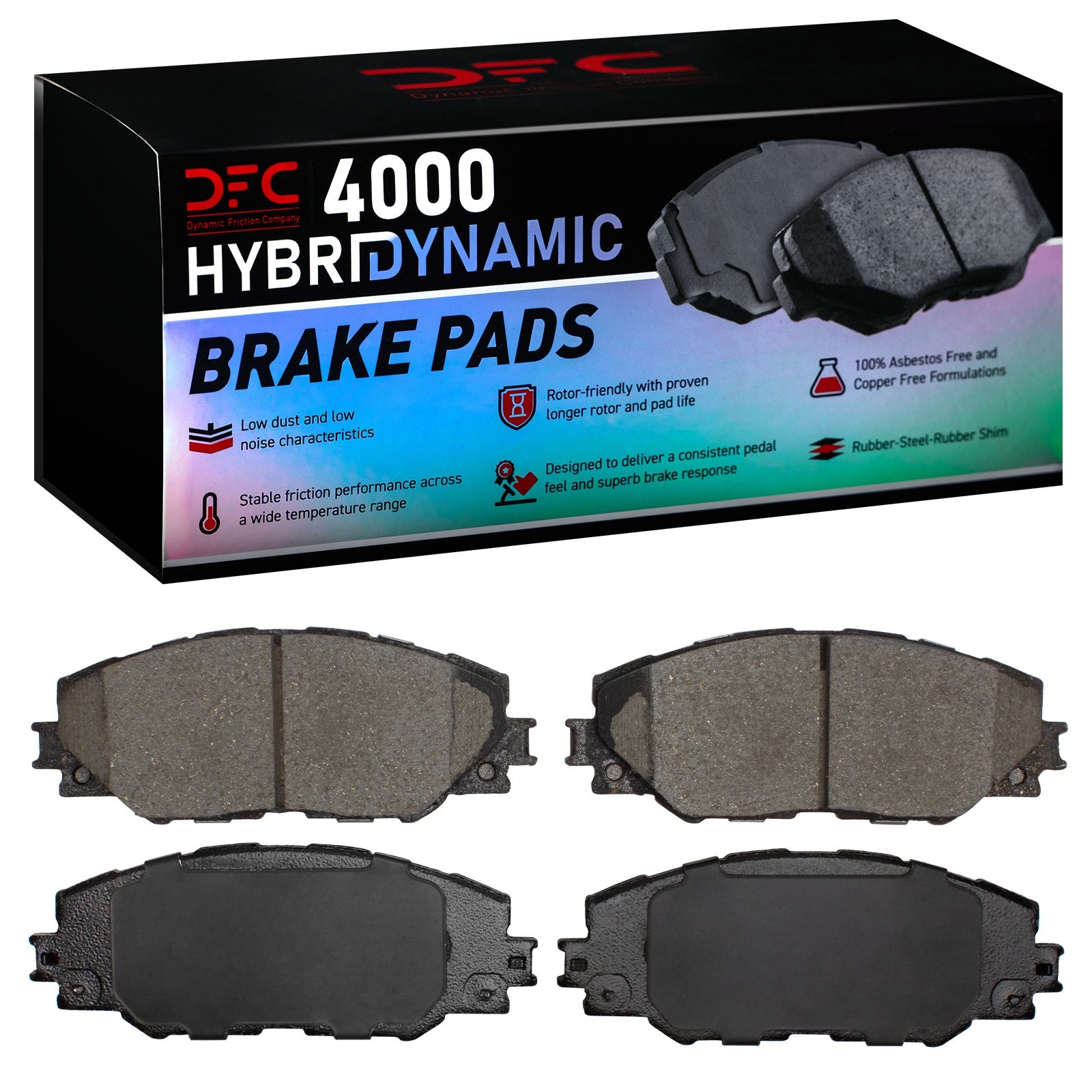 DYN 4000-1211-00 DFC 4000 HybriDynamic Brake Pads - Image 2
