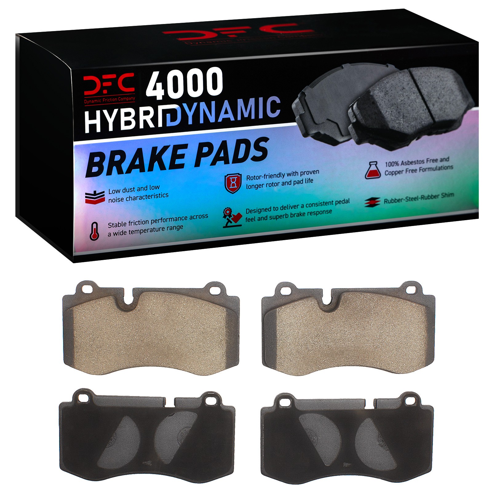 DYN 4000-1223-00 DFC 4000 HybriDynamic Brake Pads - Image 2