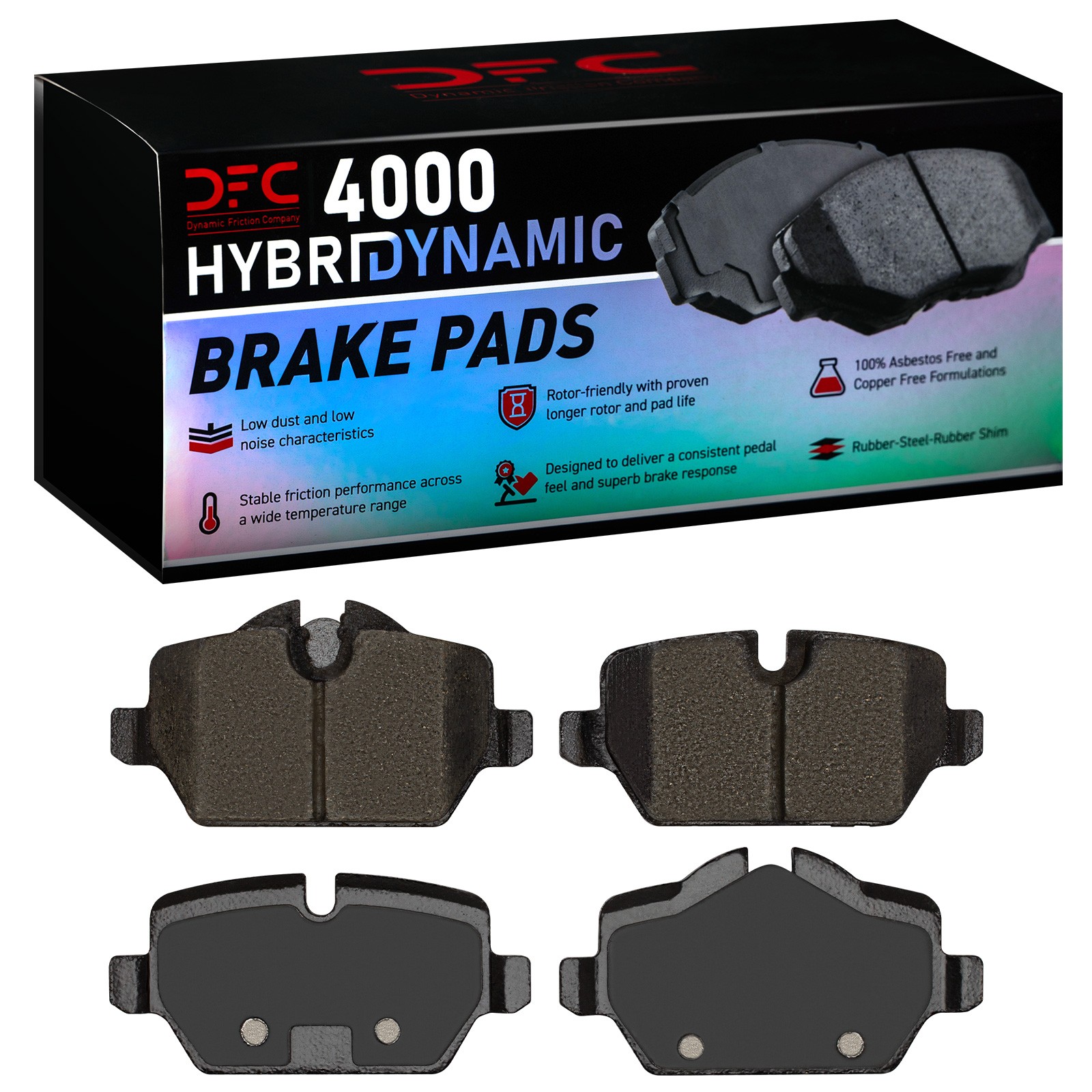 DYN 4000-1226-00 DFC 4000 HybriDynamic Brake Pads - Image 2