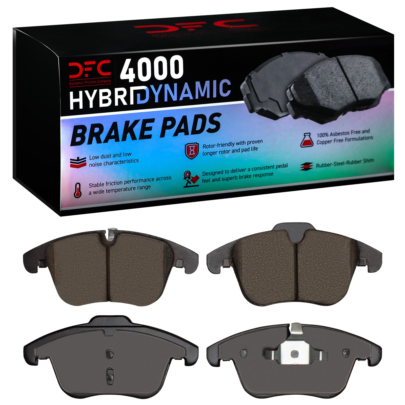DYN 4000-1241-00 DFC 4000 HybriDynamic Brake Pads - Image 3