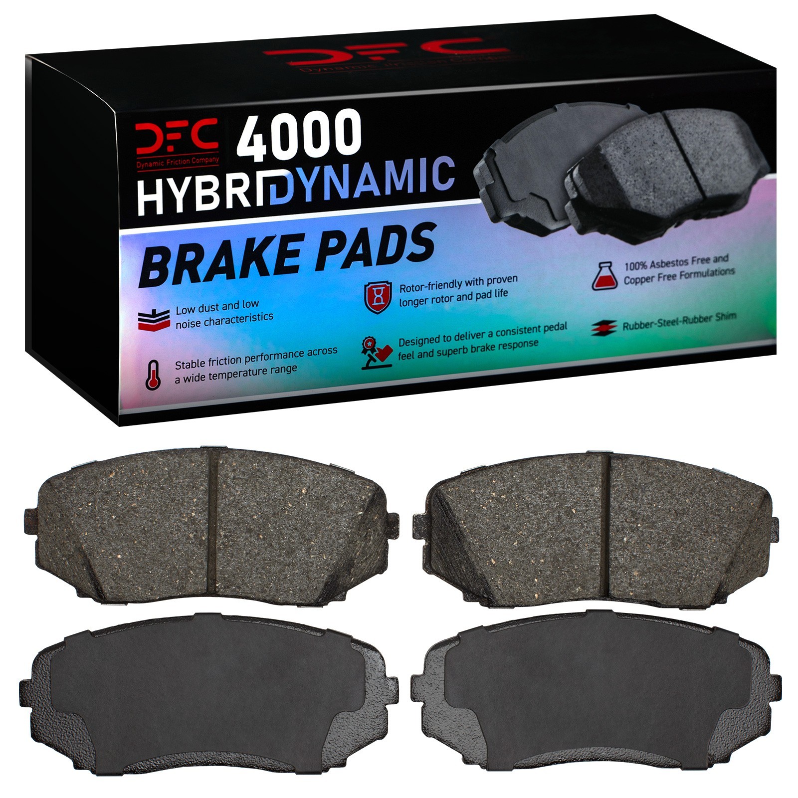 DYN 4000-1258-00 DFC 4000 HybriDynamic Brake Pads - Image 2