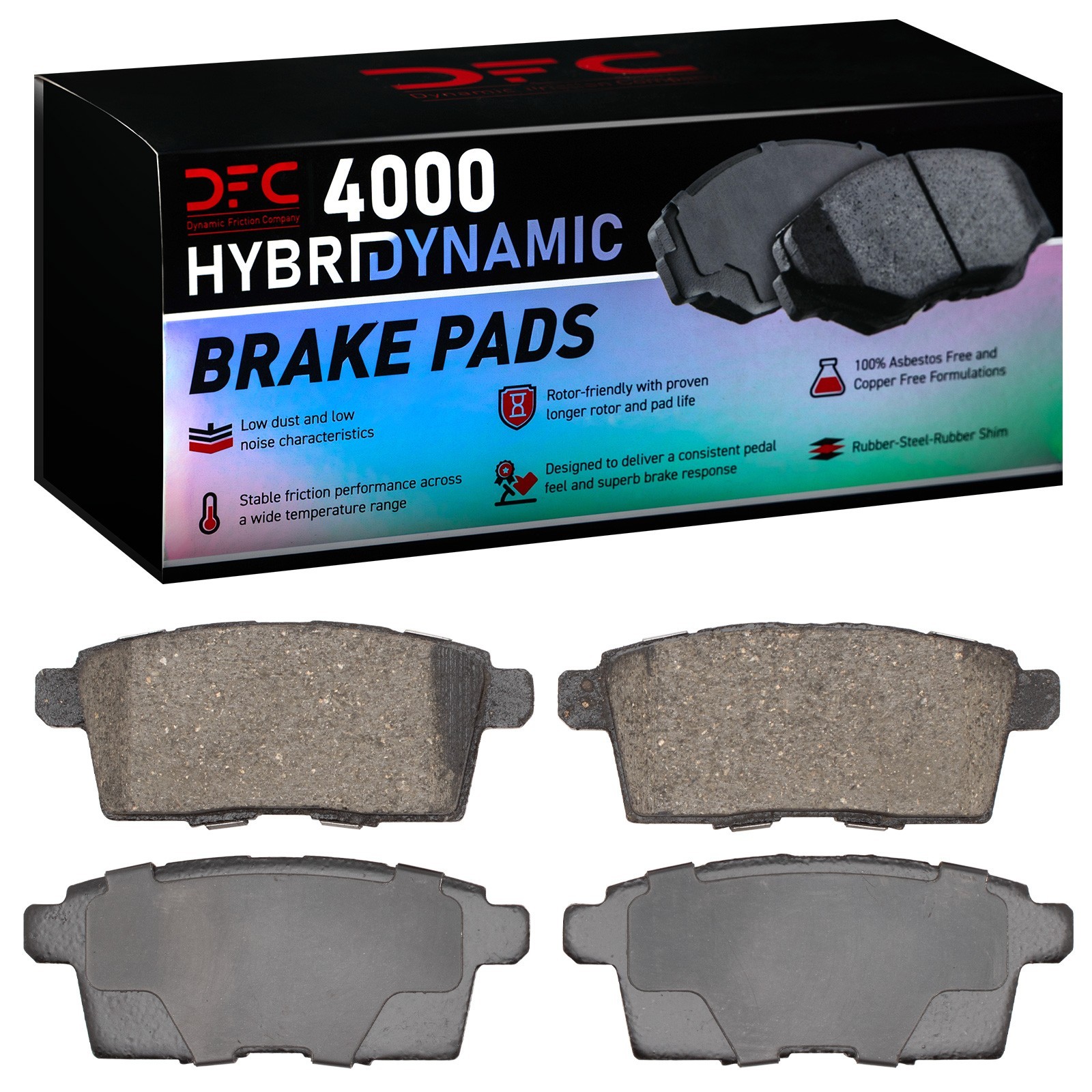 DYN 4000-1259-00 DFC 4000 HybriDynamic Brake Pads - Image 2
