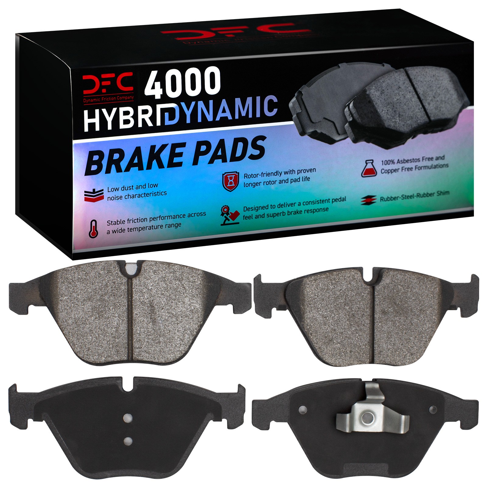 DYN 4000-1260-00 DFC 4000 HybriDynamic Brake Pads - Image 2