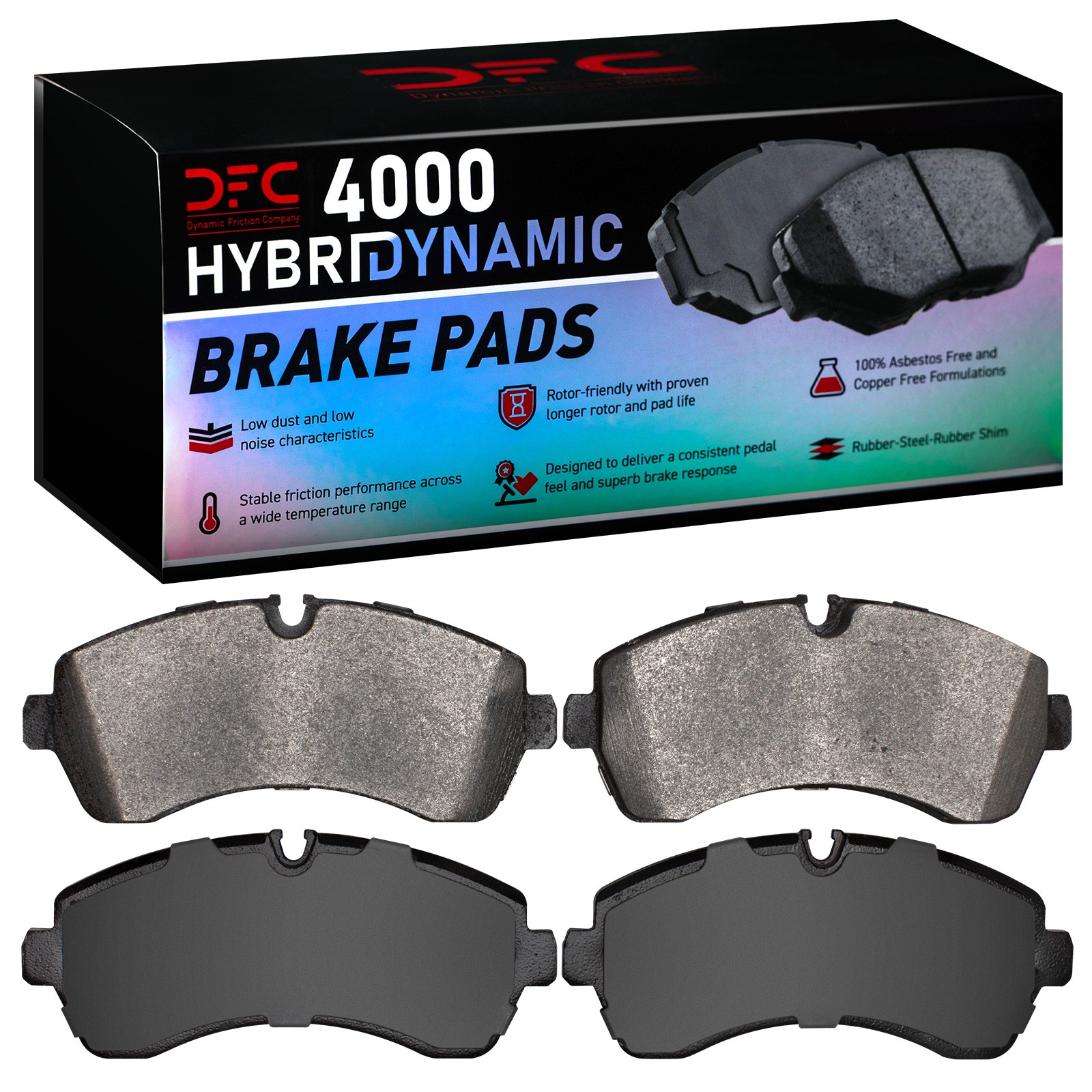 DYN-4000-1268-00 DFC 4000 HybriDynamic Brake Pads - Image 2