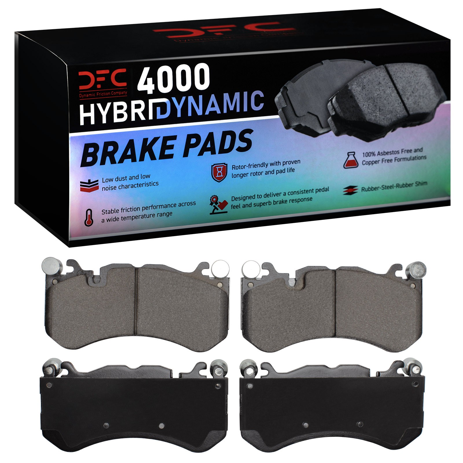 DYN 4000-1291-00 DFC 4000 HybriDynamic Brake Pads - Image 2
