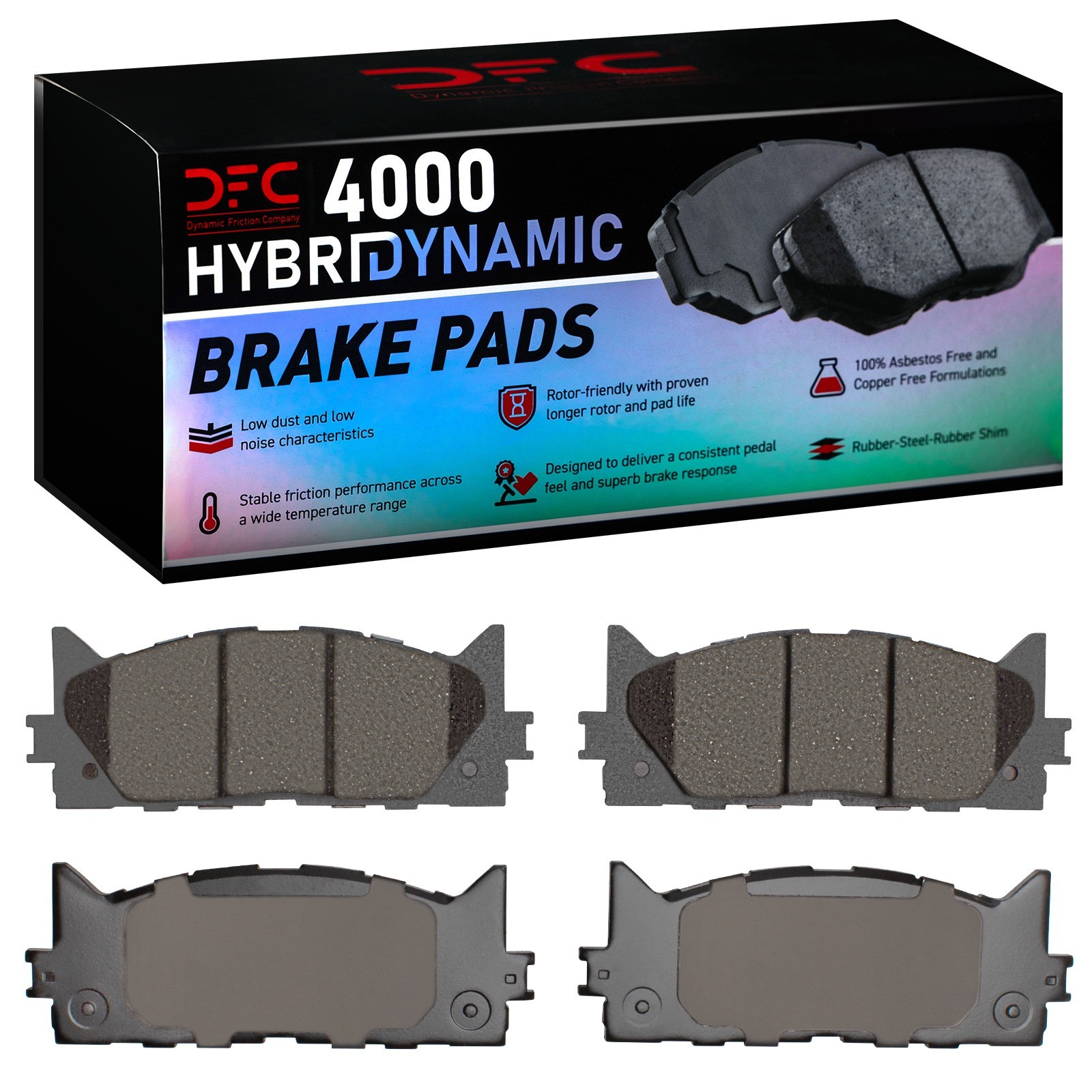 DYN 4000-1293-00 DFC 4000 HybriDynamic Brake Pads - Image 2
