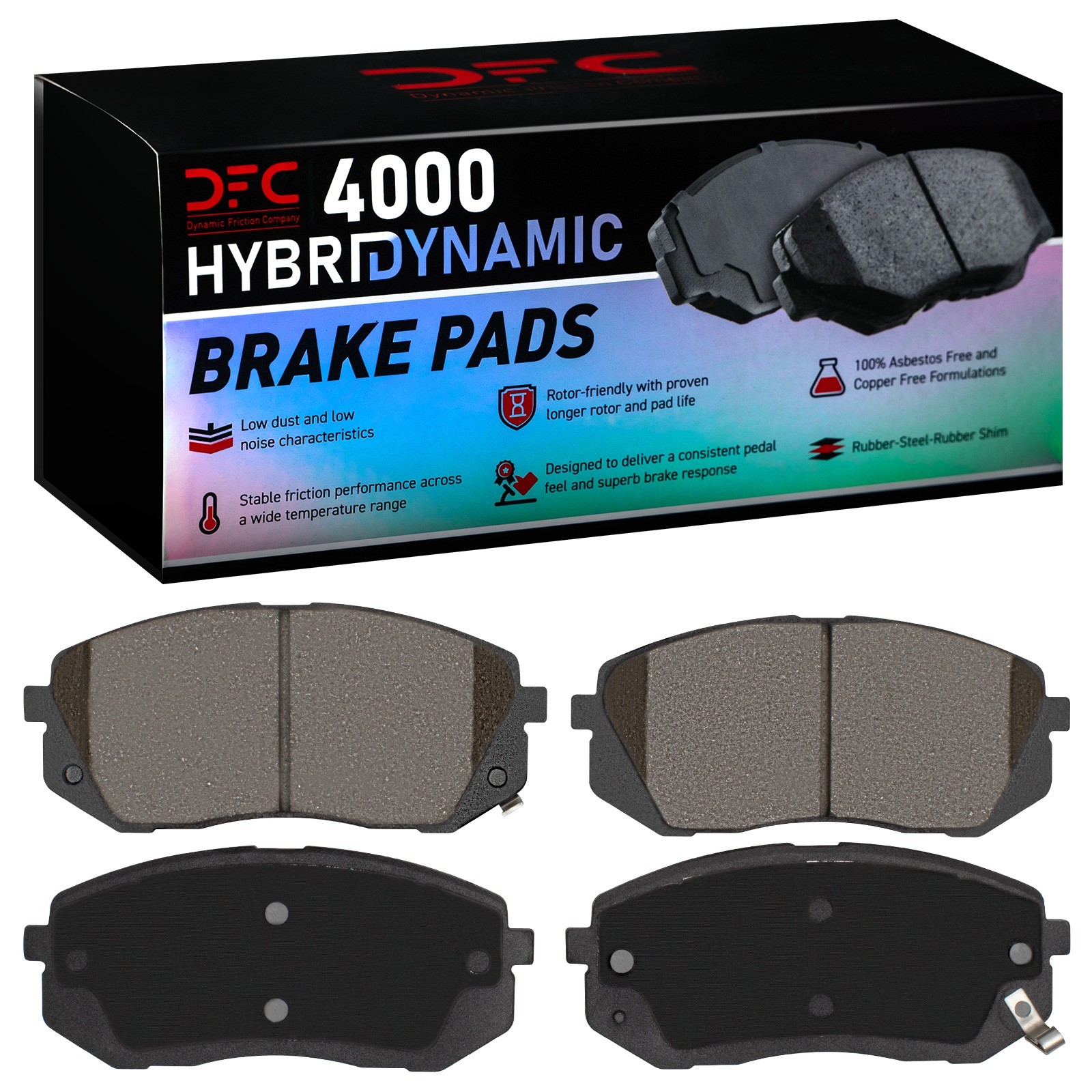 DYN 4000-1295-00 DFC 4000 HybriDynamic Brake Pads - Image 2