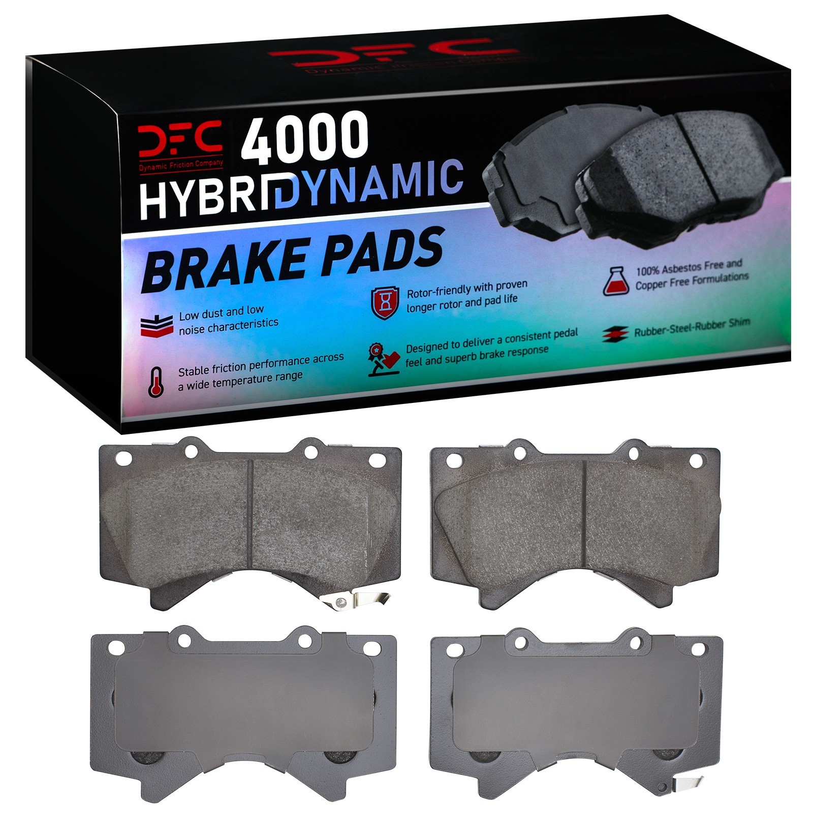 DYN 4000-1303-00 DFC 4000 HybriDynamic Brake Pads - Image 2