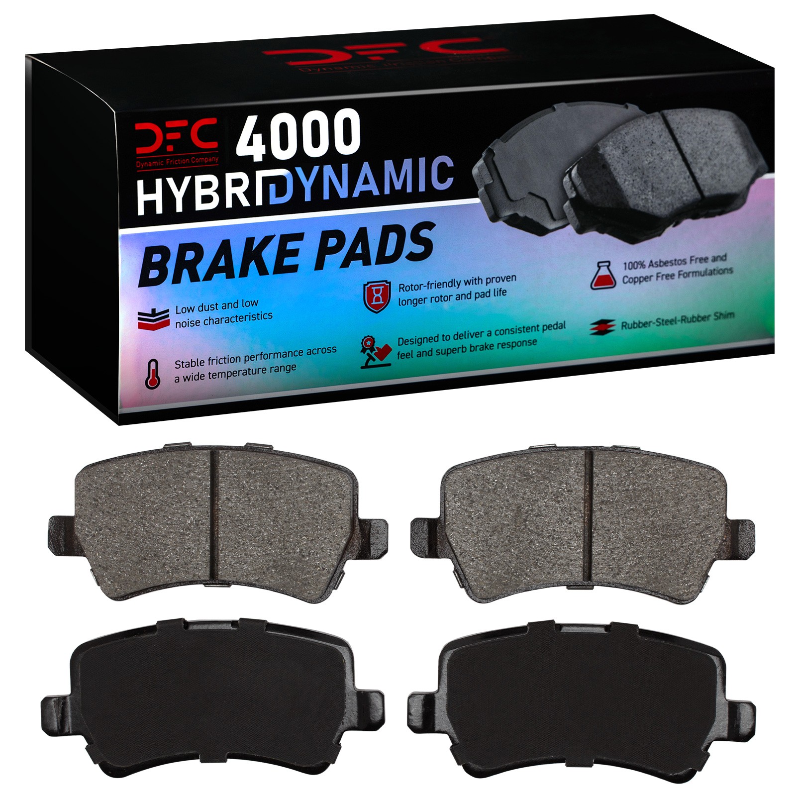 DYN 4000-1307-00 DFC 4000 HybriDynamic Brake Pads - Image 2