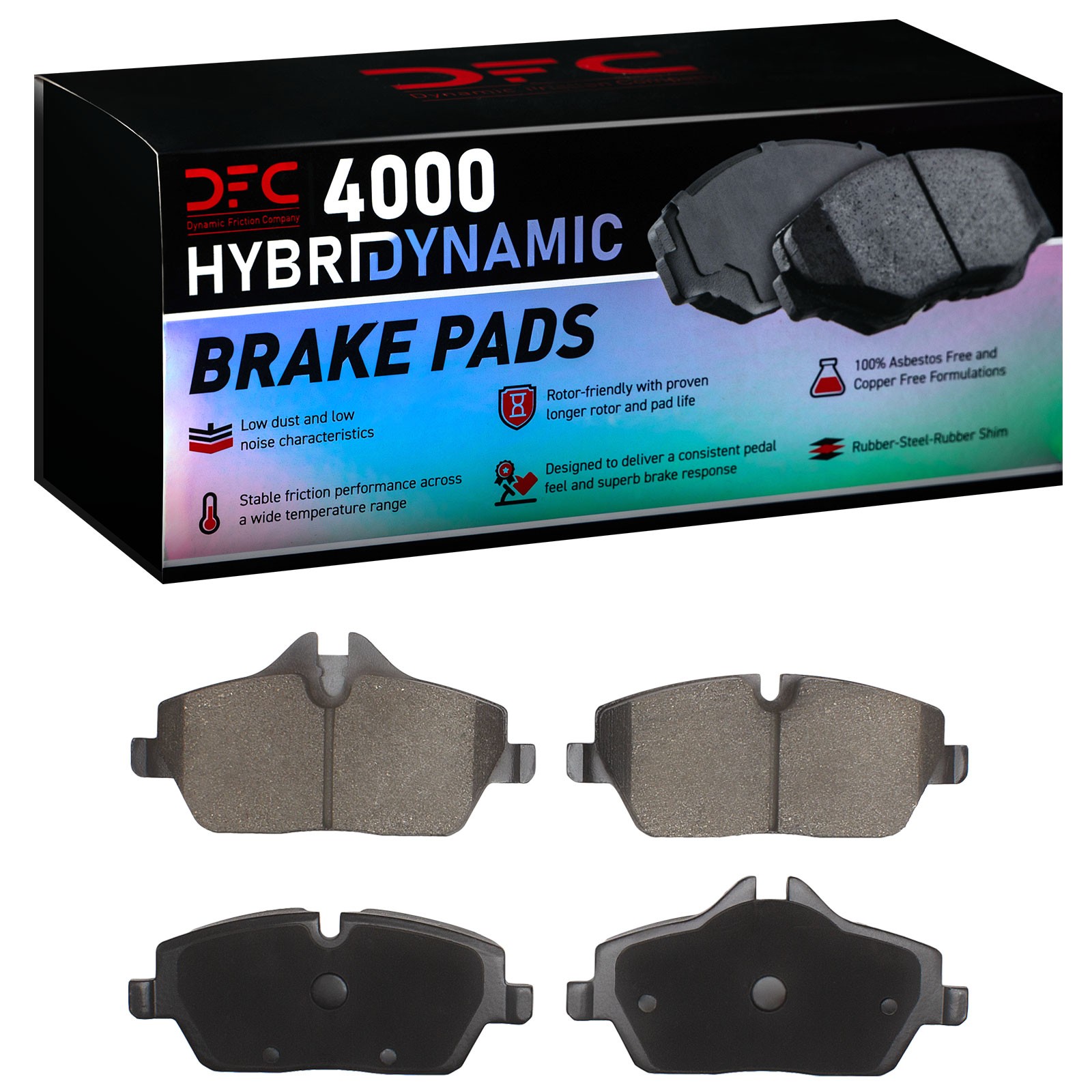 DYN 4000-1308-00 DFC 4000 HybriDynamic Brake Pads - Image 2