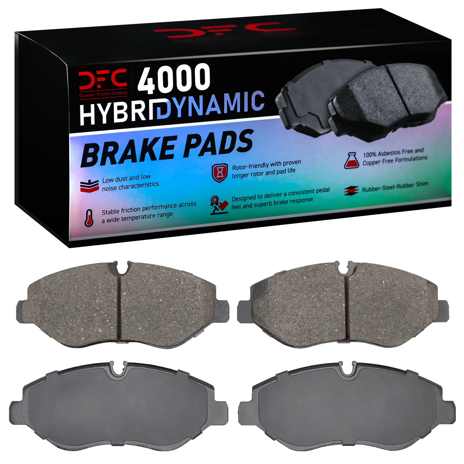DYN-4000-1316-00 DFC 4000 HybriDynamic Brake Pads - Image 2