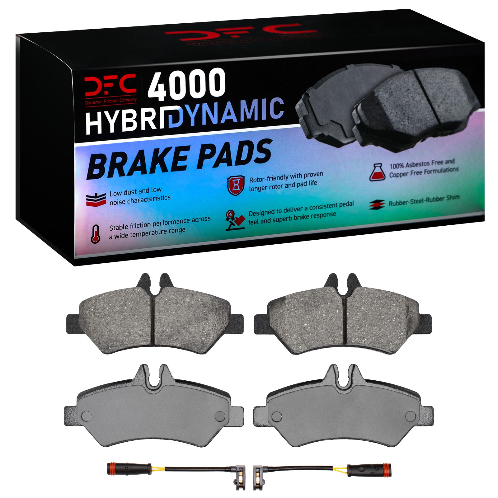 DYN-4000-1317-00 DFC 4000 HybriDynamic Brake Pads - Image 2