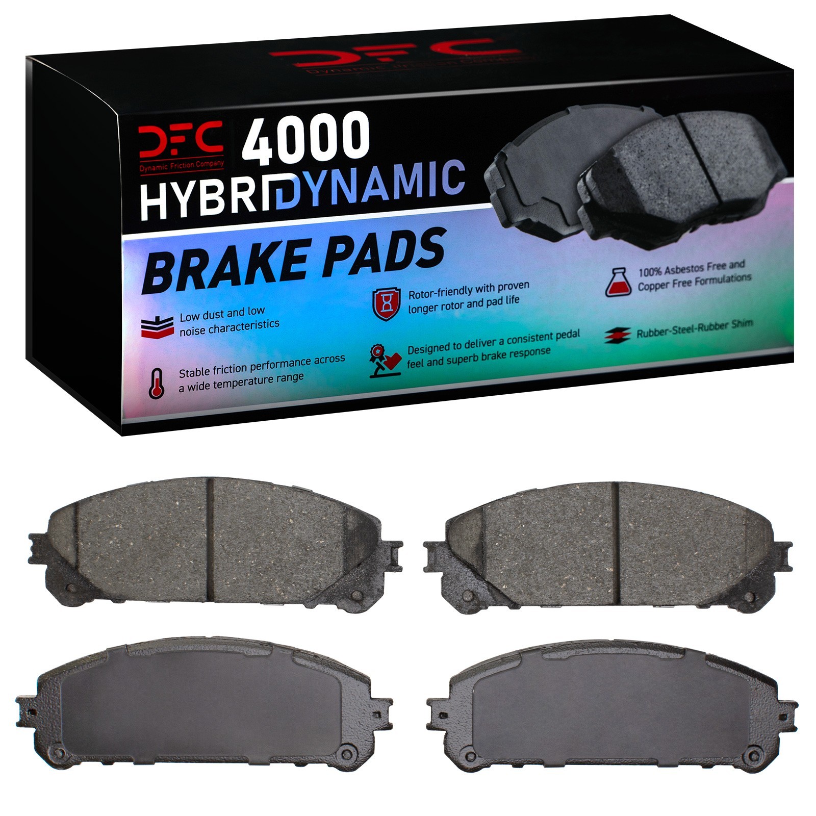 DYN 4000-1324-00 DFC 4000 HybriDynamic Brake Pads - Image 2