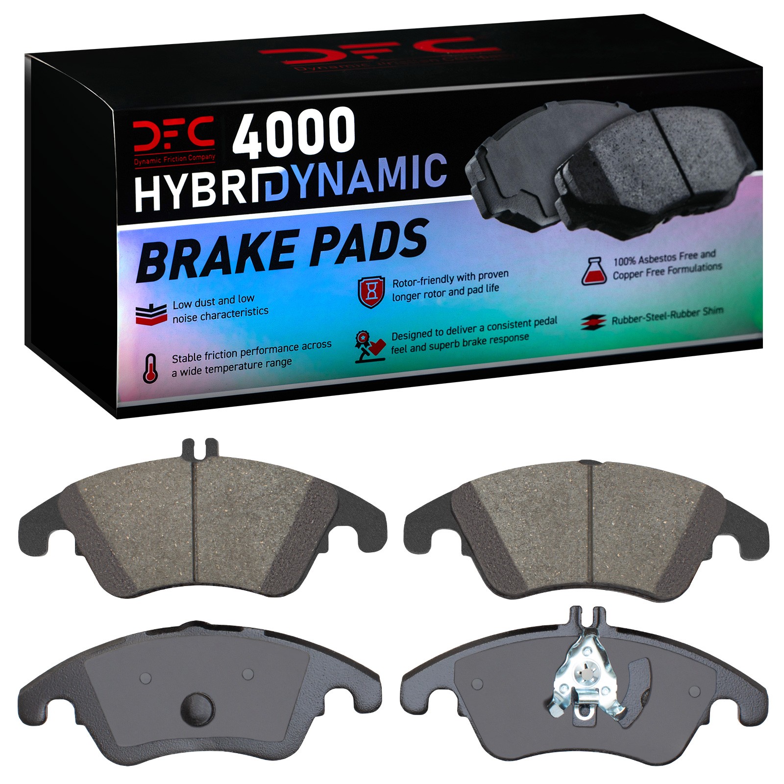 DYN 4000-1342-00 DFC 4000 HybriDynamic Brake Pads - Image 2