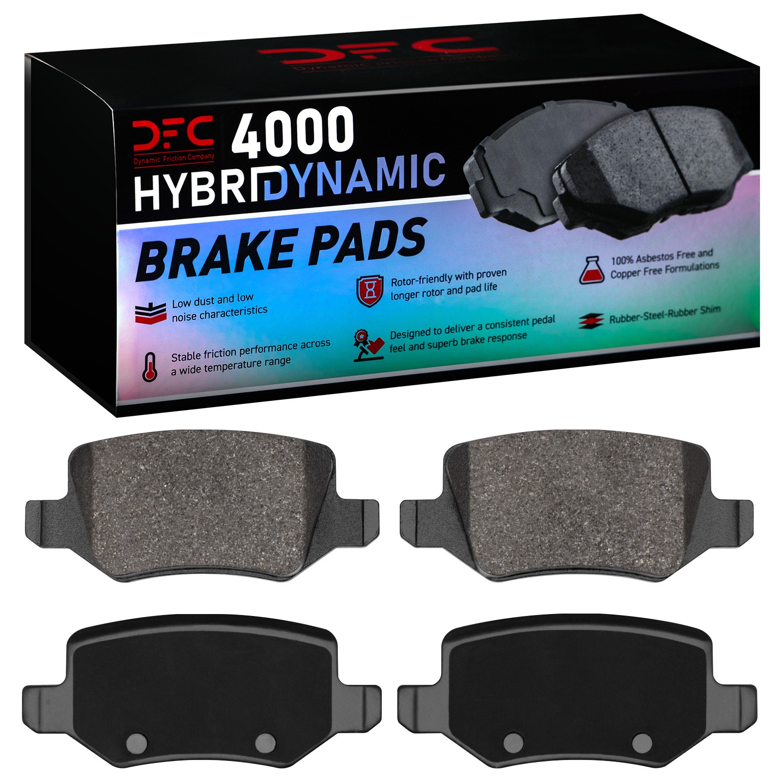 DYN 4000-1358-00 DFC 4000 HybriDynamic Brake Pads - Image 2