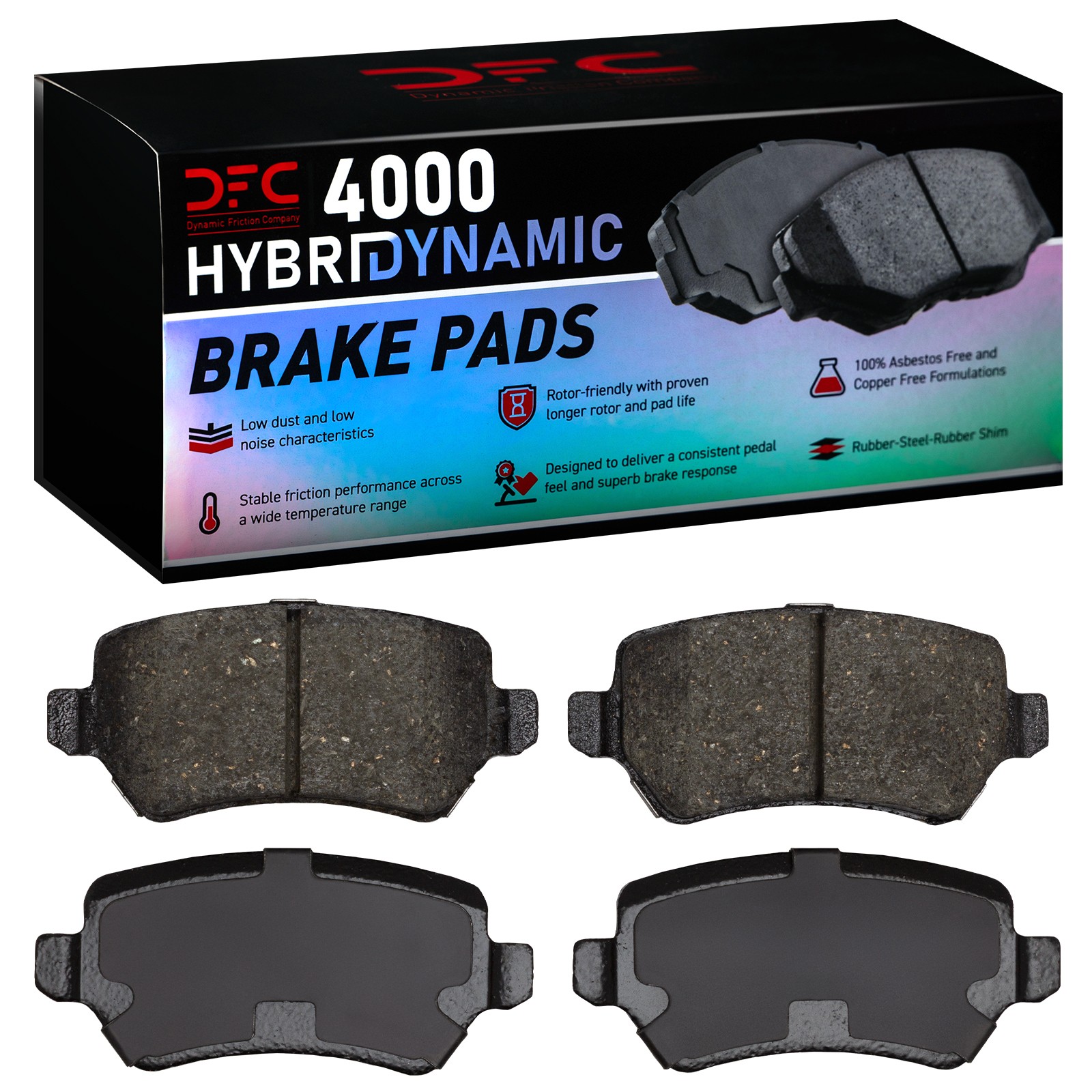 DYN 4000-1362-00 DFC 4000 HybriDynamic Brake Pads - Image 3