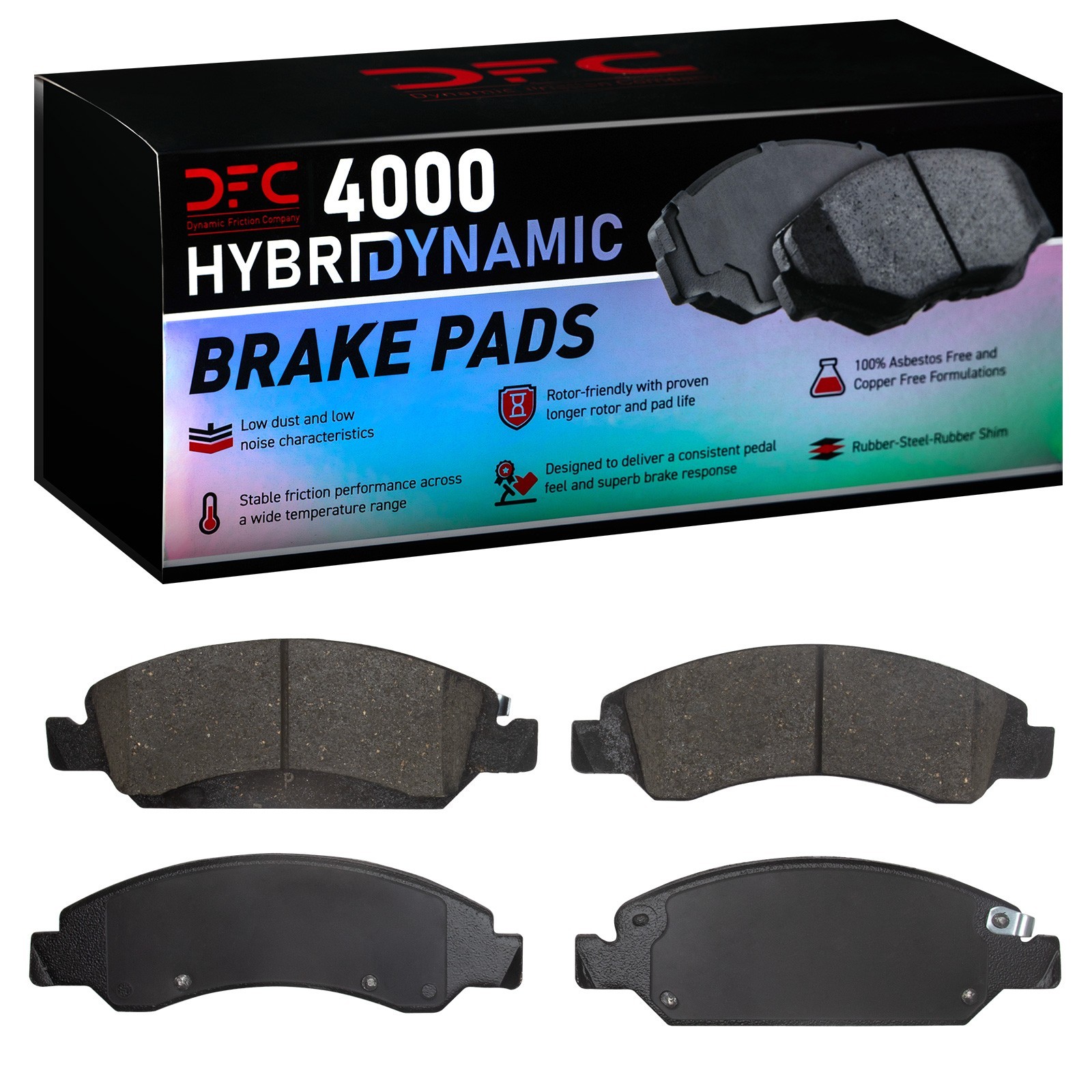 DYN-4000-1363-00 DFC 4000 HybriDynamic Brake Pads - Image 2