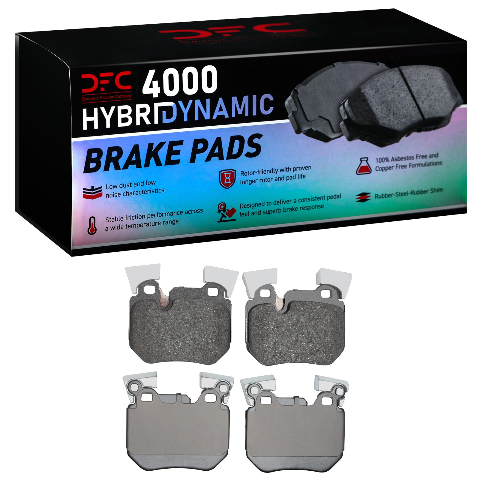 DYN 4000-1372-00 DFC 4000 HybriDynamic Brake Pads - Image 2
