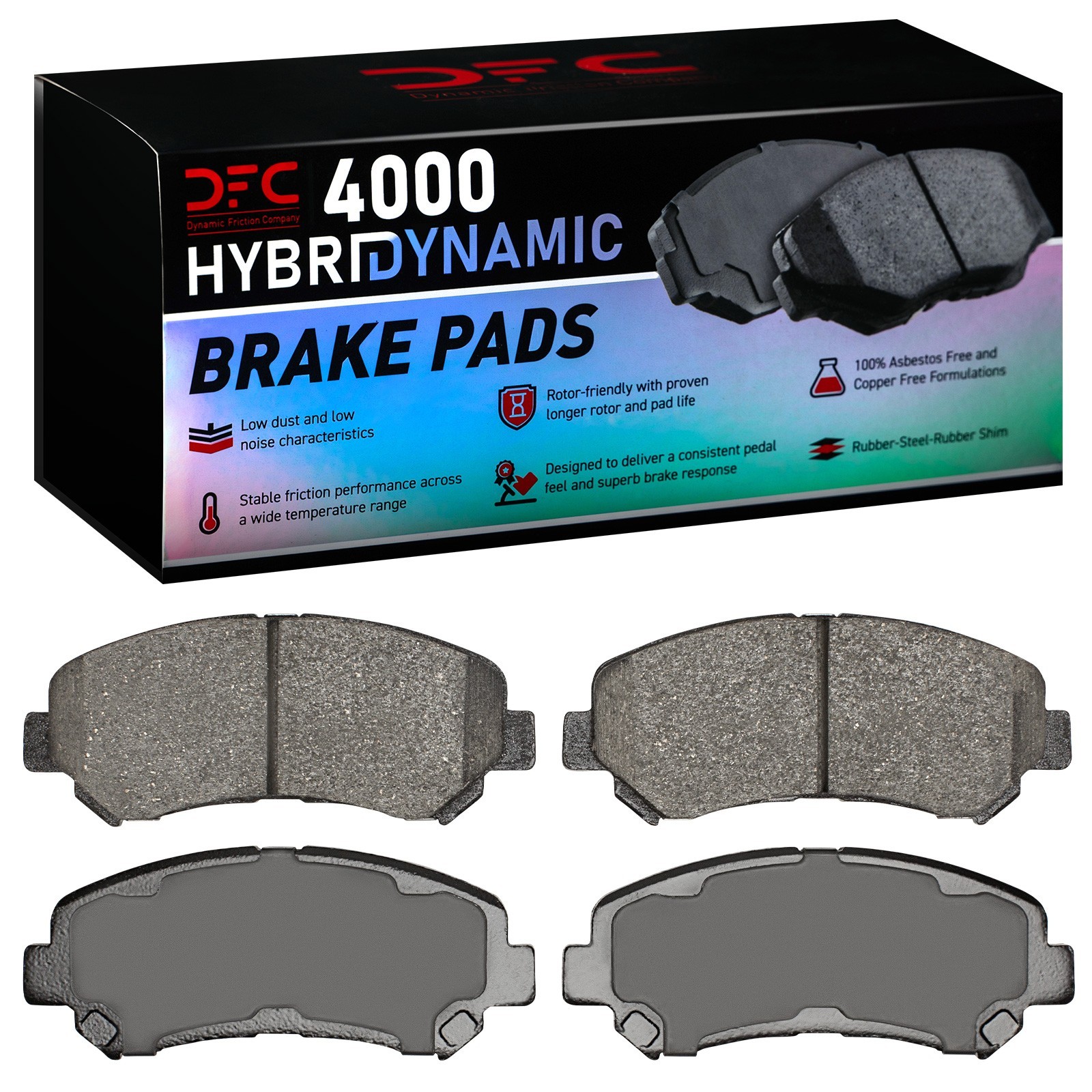 DYN 4000-1374-00 DFC 4000 HybriDynamic Brake Pads - Image 2