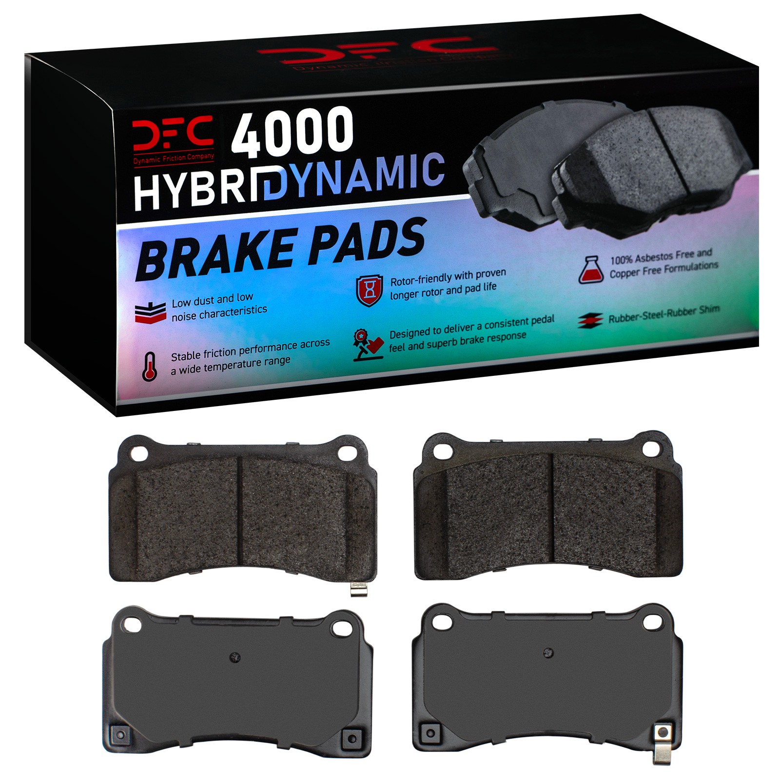 DYN 4000-1383-00 DFC 4000 HybriDynamic Brake Pads - Image 2