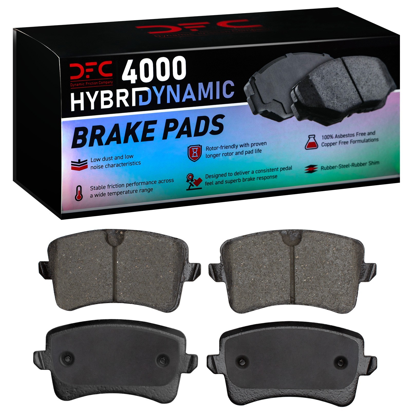DYN 4000-1386-00 DFC 4000 HybriDynamic Brake Pads - Image 2