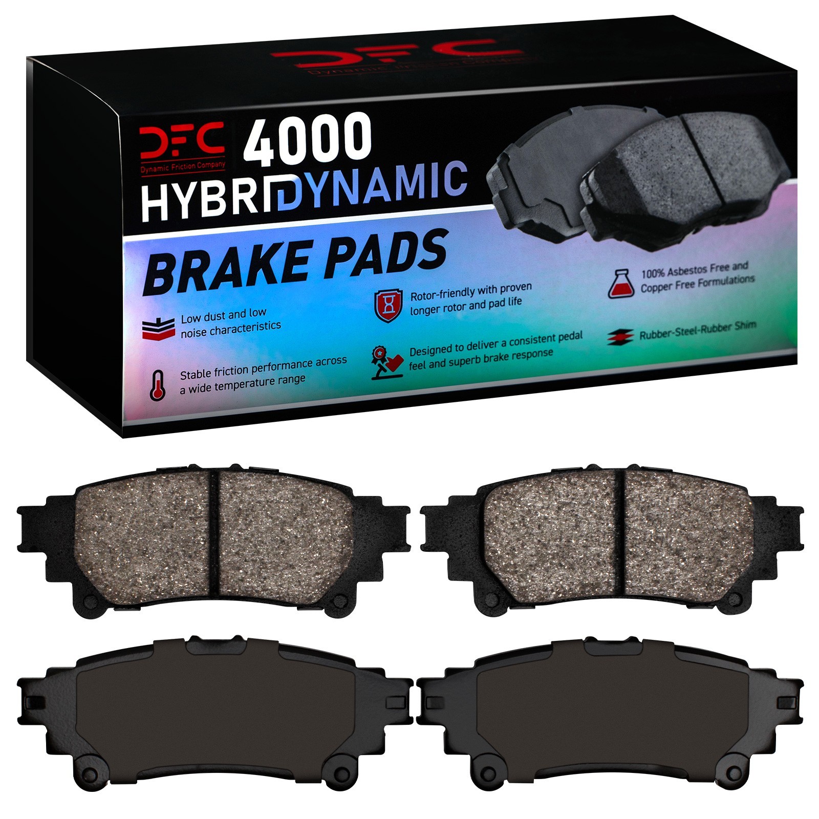 DYN 4000-1391-00 DFC 4000 HybriDynamic Brake Pads - Image 2