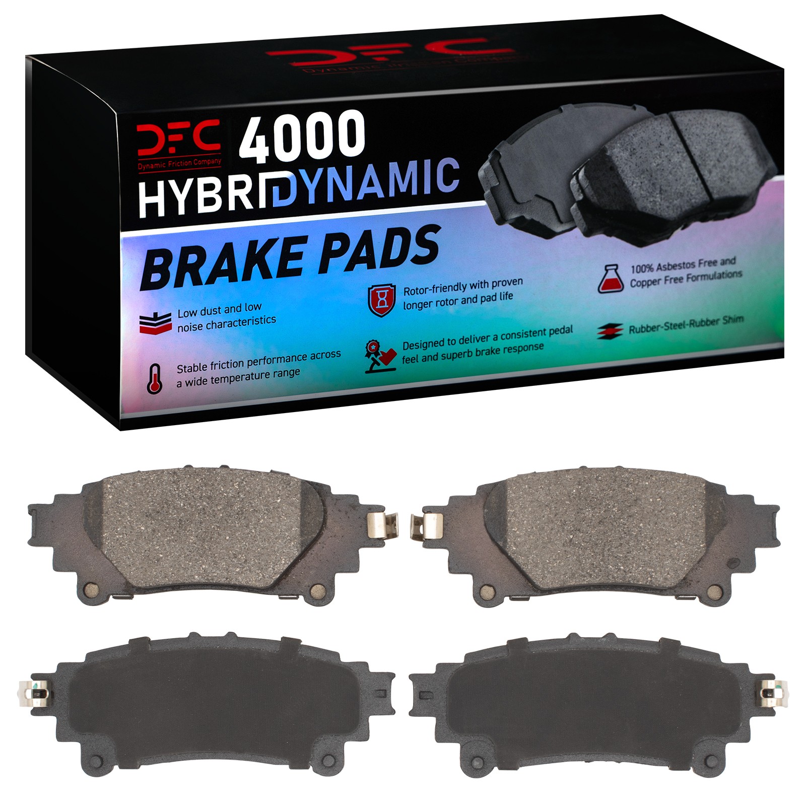 DYN 4000-1391-10 DFC 4000 HybriDynamic Brake Pads - Image 2