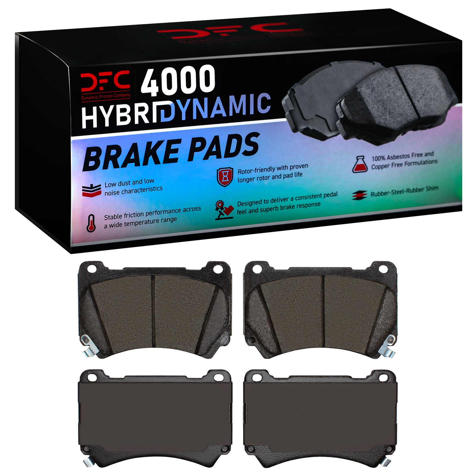 DYN 4000-1396-00 DFC 4000 HybriDynamic Brake Pads - Image 2