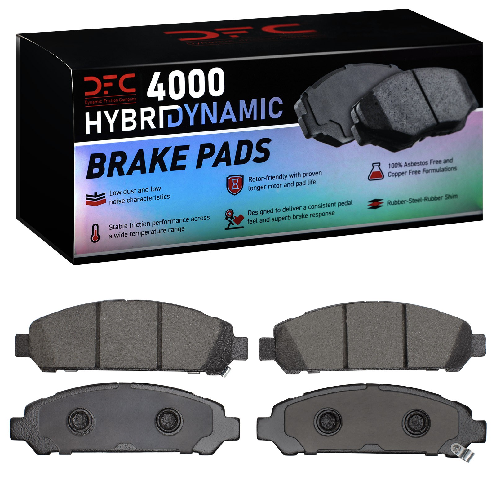 DYN 4000-1401-00 DFC 4000 HybriDynamic Brake Pads - Image 2