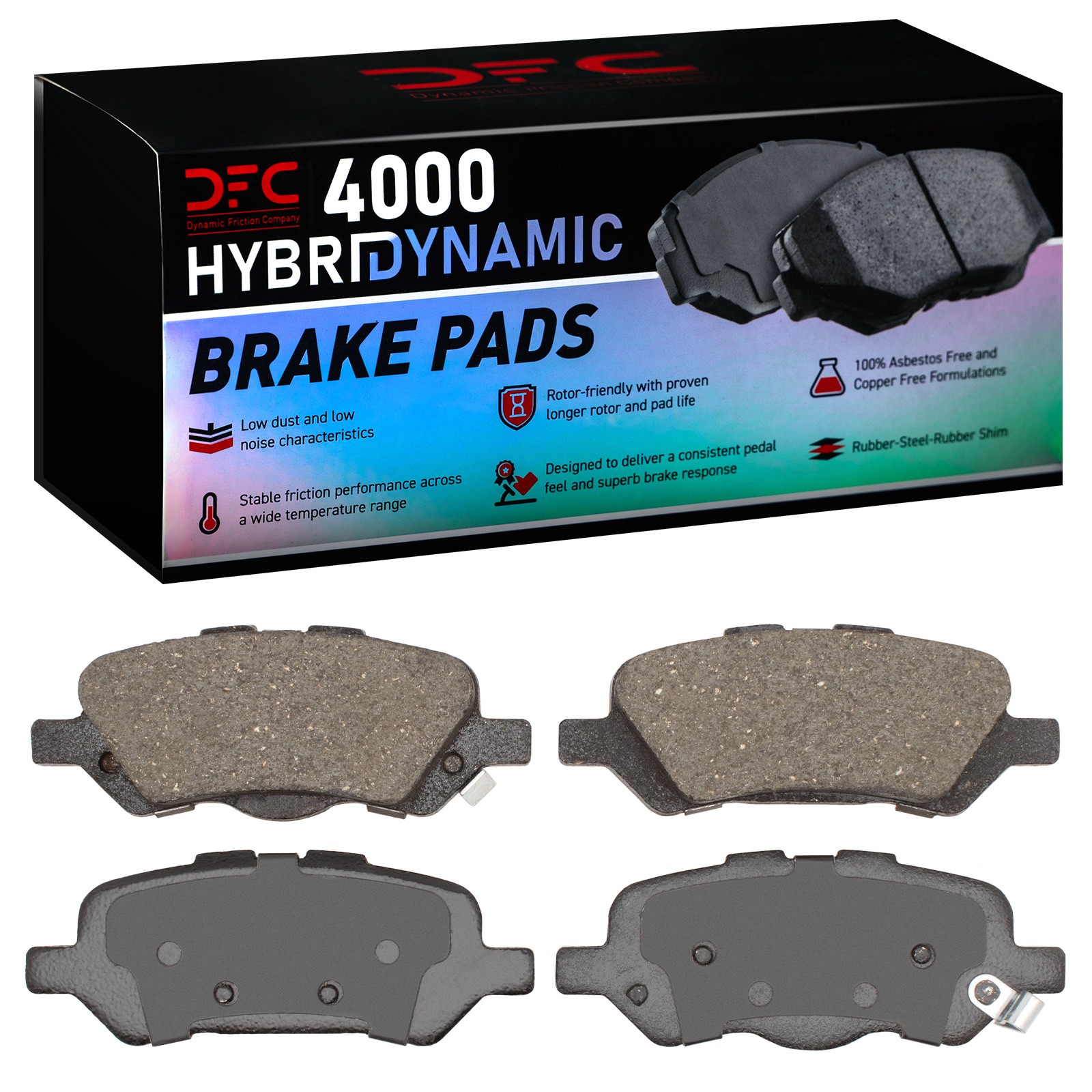 DYN 4000-1402-00 DFC 4000 HybriDynamic Brake Pads - Image 2