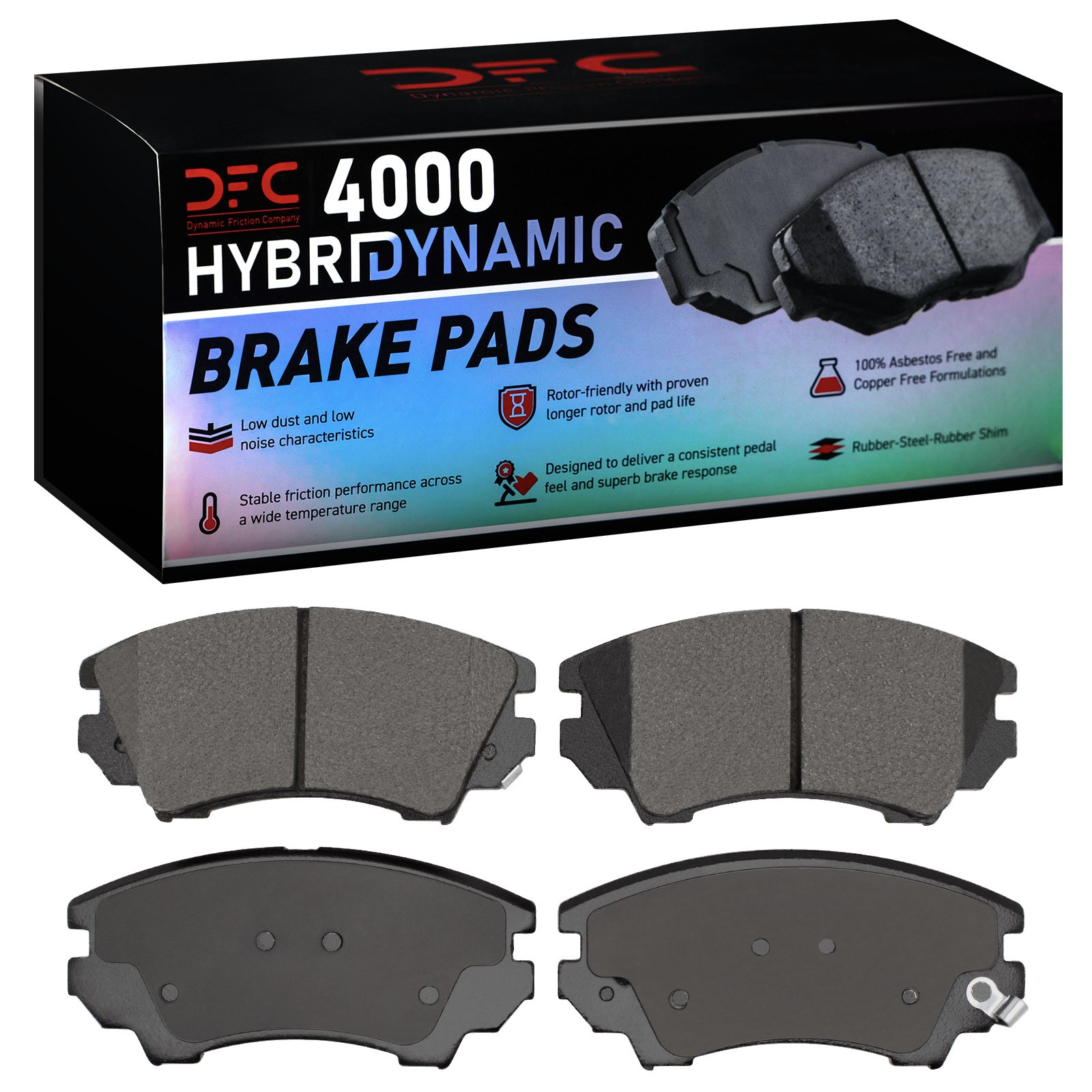 DYN 4000-1404-00 DFC 4000 HybriDynamic Brake Pads - Image 2