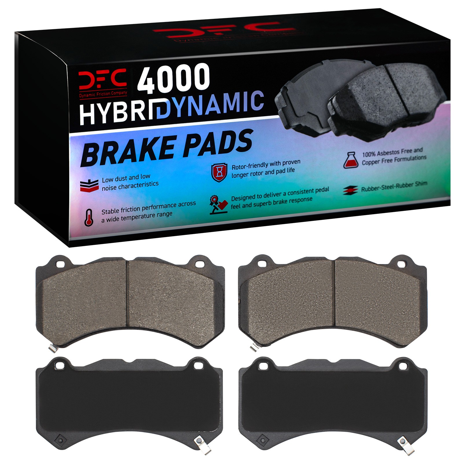 DYN 4000-1405-00 DFC 4000 HybriDynamic Brake Pads - Image 2