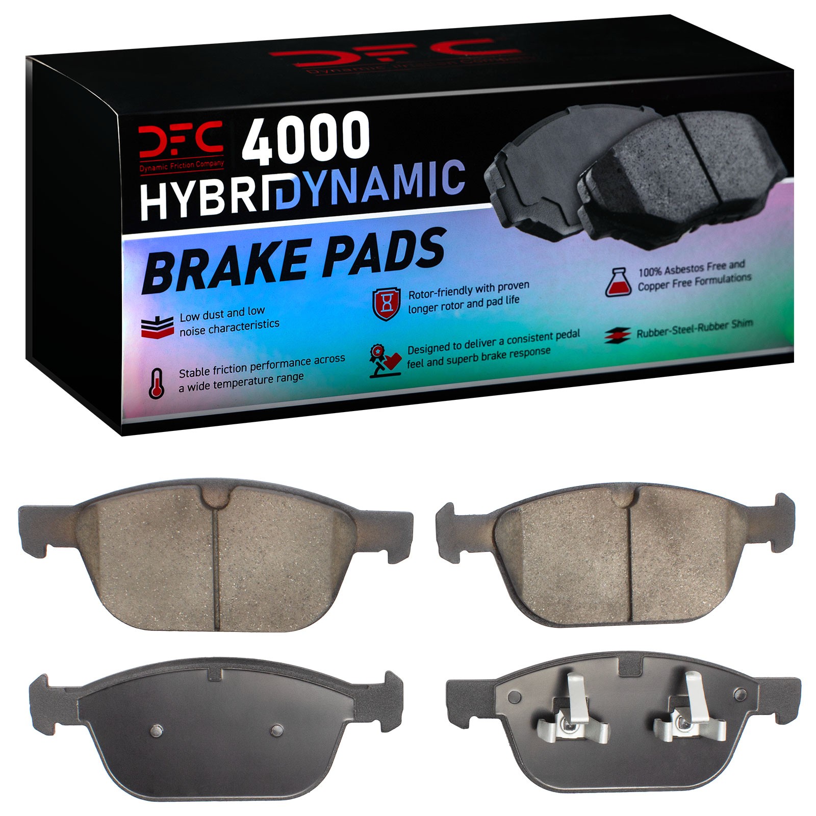 DYN 4000-1412-00 DFC 4000 HybriDynamic Brake Pads - Image 2