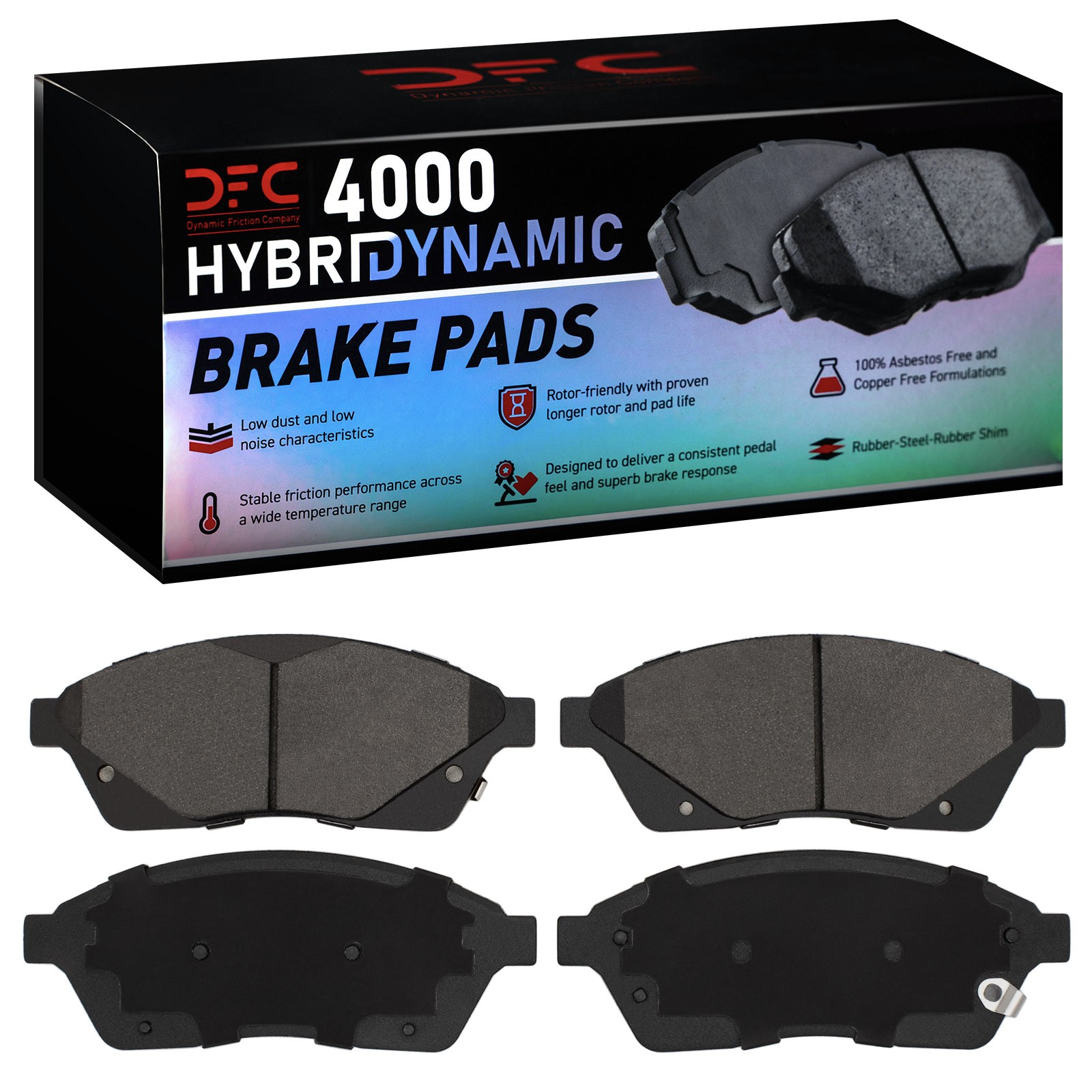 DYN 4000-1422-00 DFC 4000 HybriDynamic Brake Pads - Image 2