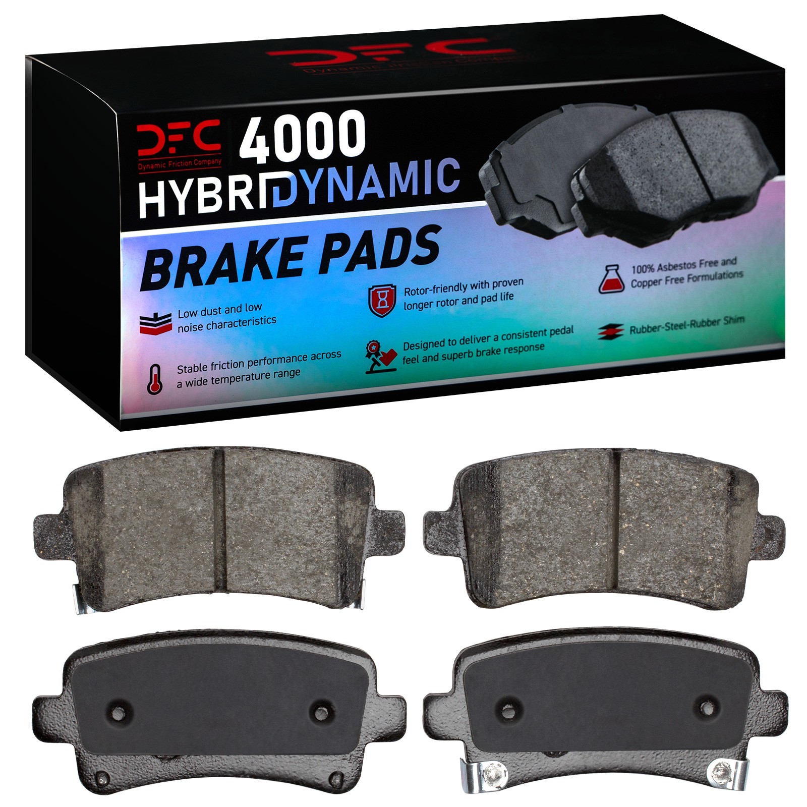 DYN 4000-1430-00 DFC 4000 HybriDynamic Brake Pads - Image 2