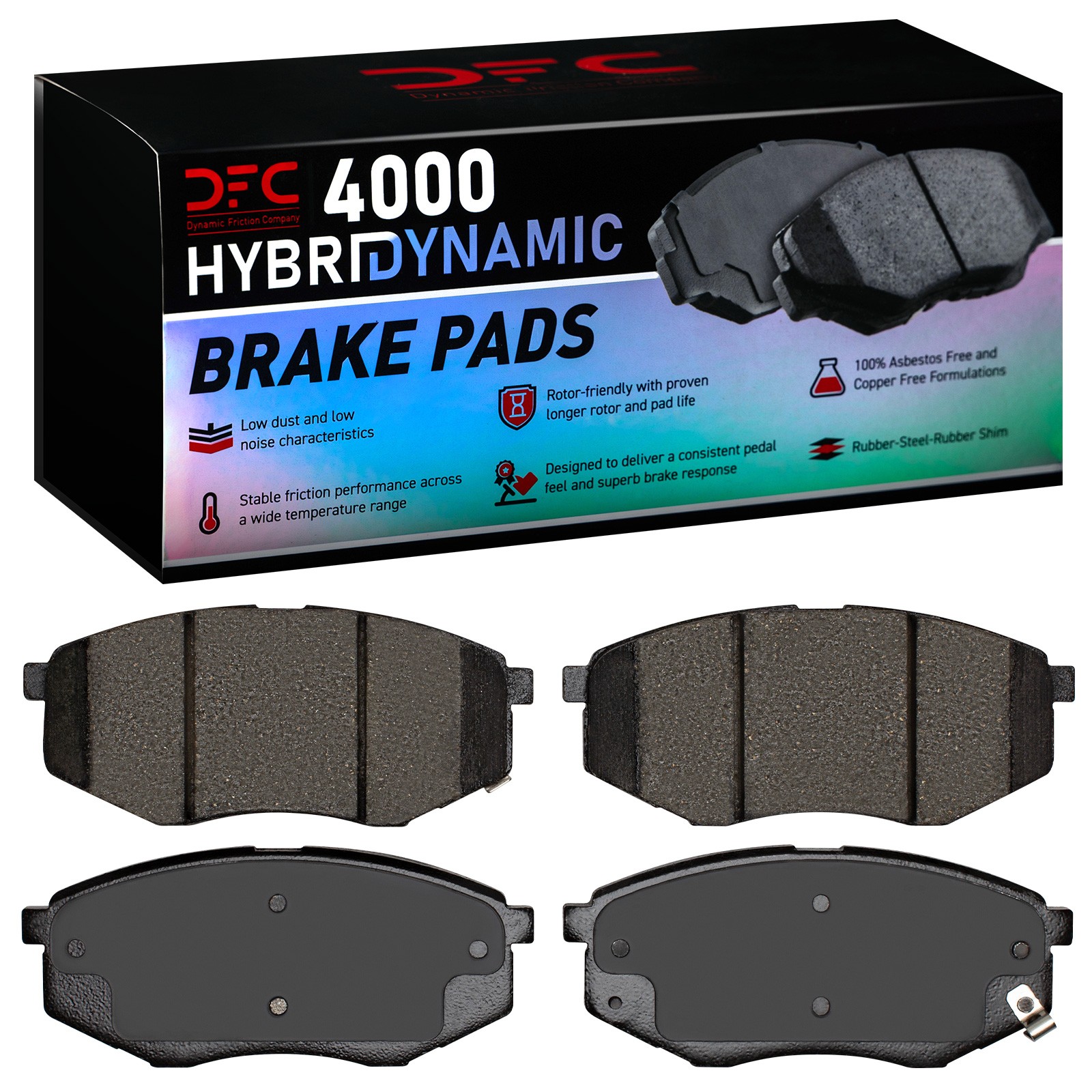 DYN 4000-1447-00 DFC 4000 HybriDynamic Brake Pads - Image 2